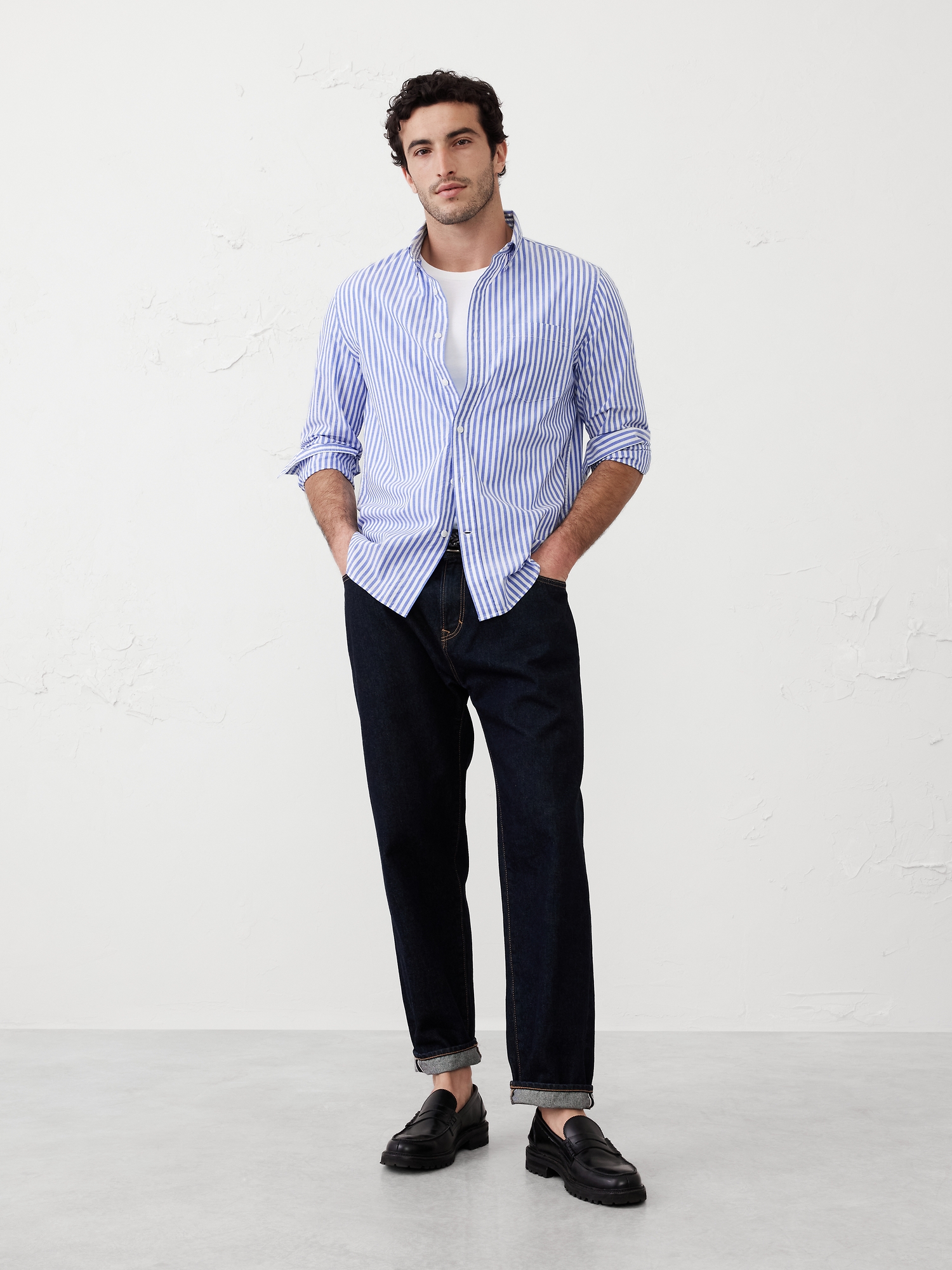 Slim Softwash Cotton Shirt