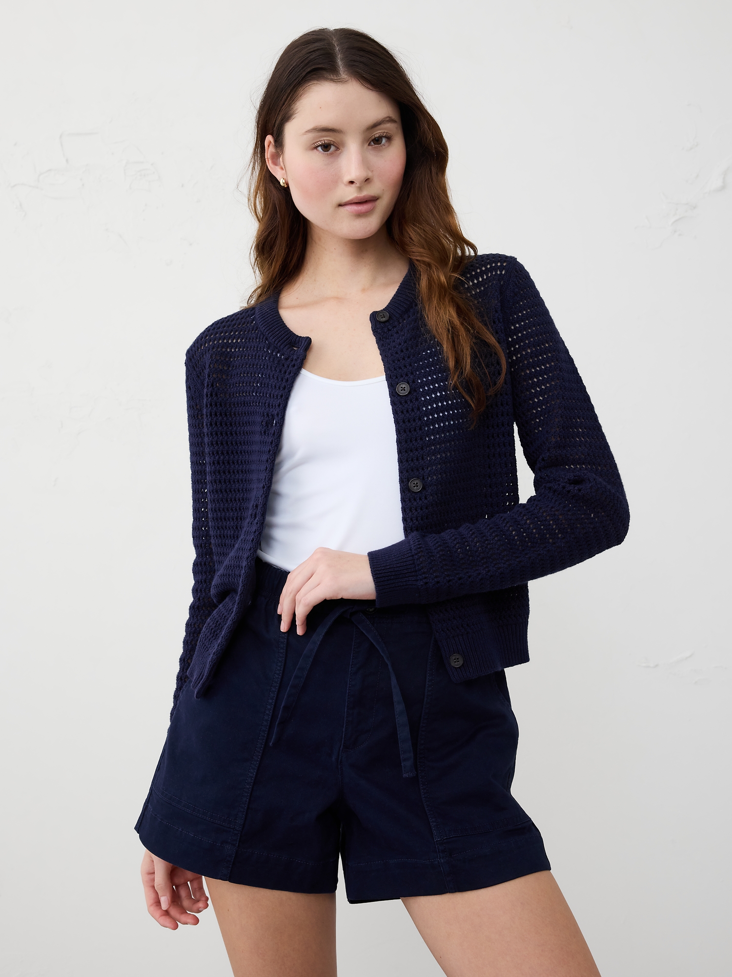 Open Stitch Cardigan
