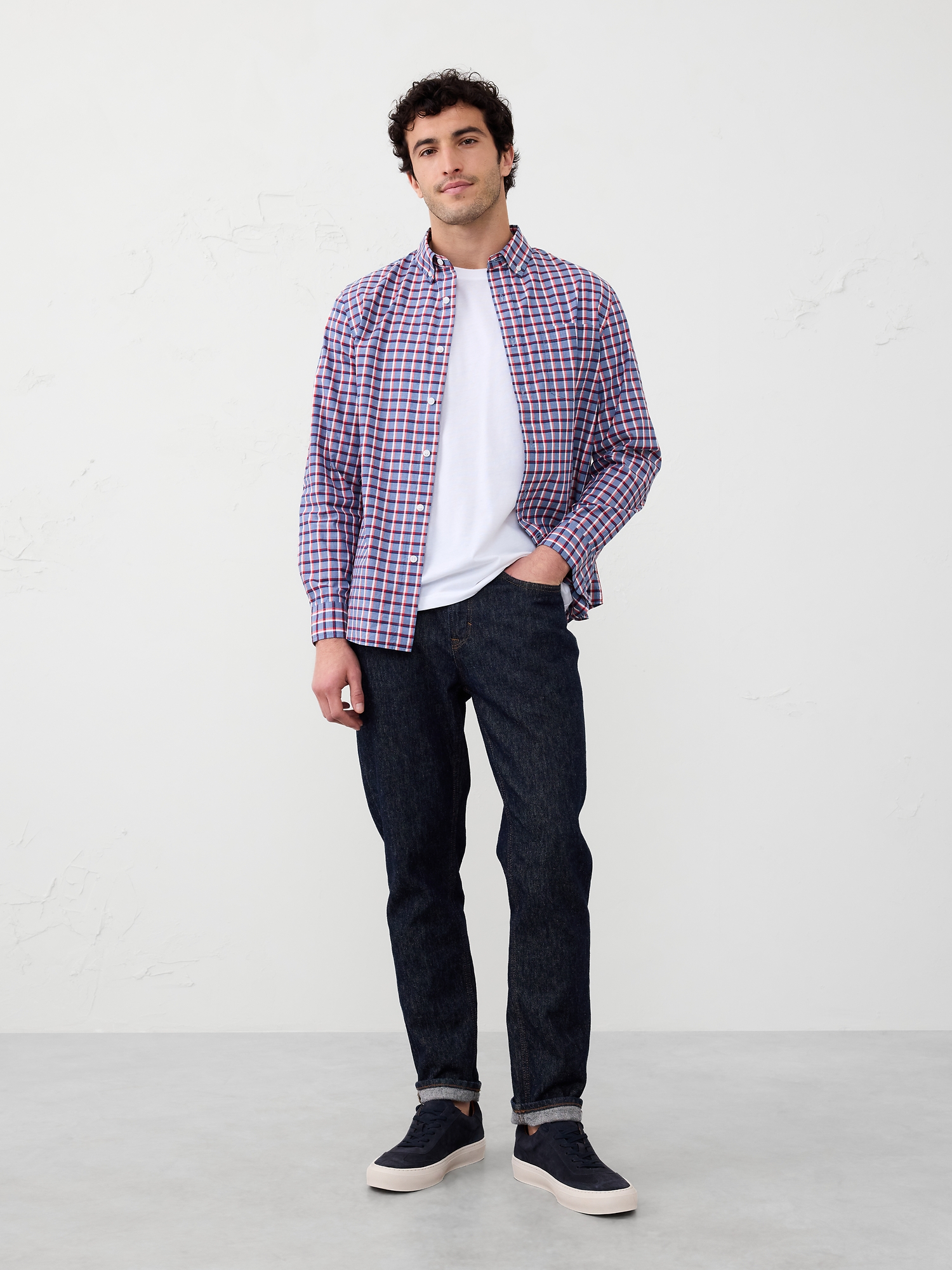 Slim Softwash Cotton Shirt