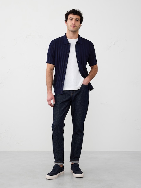 Textured Sweater Polo