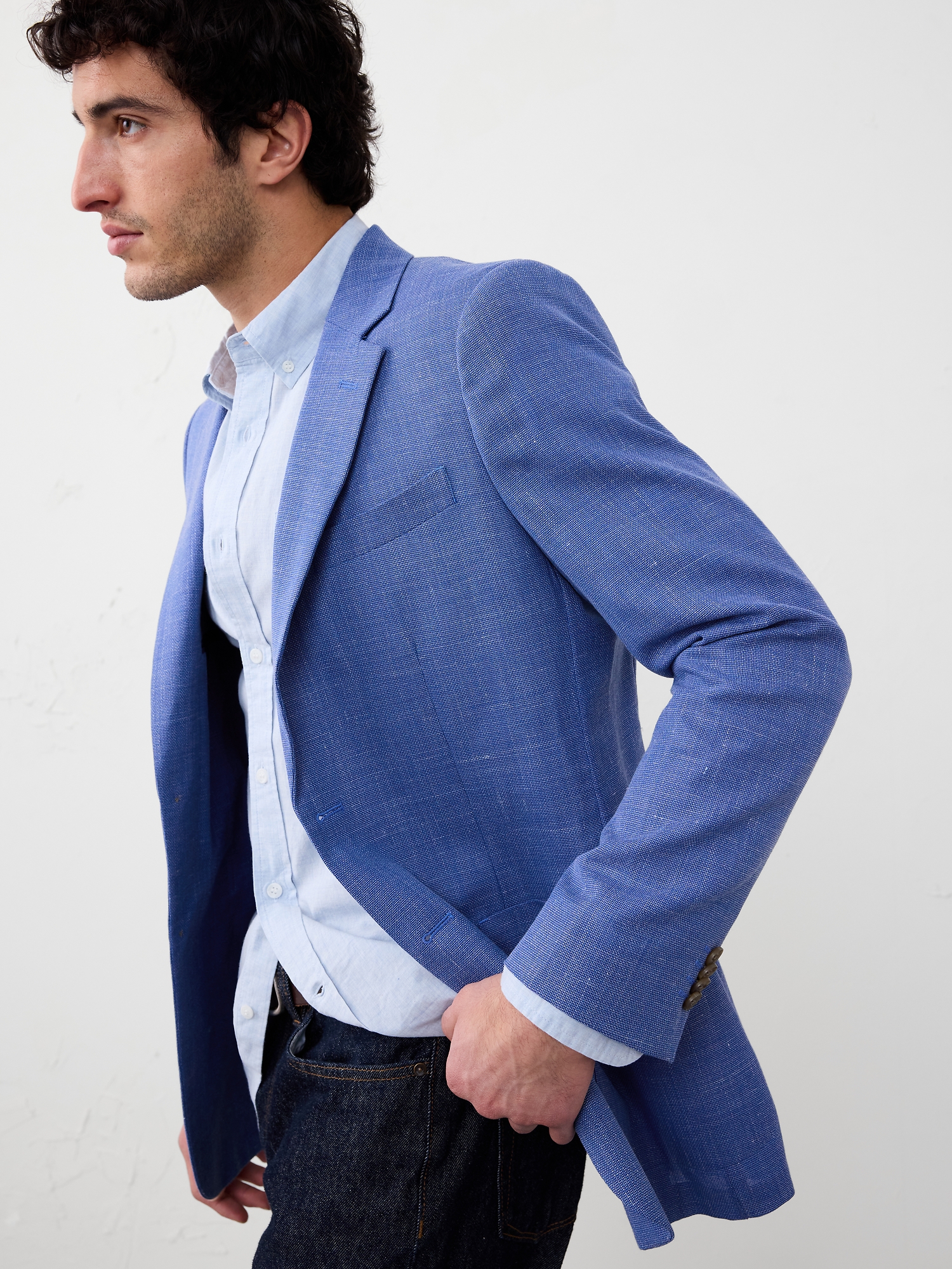 Image number 3 showing, Tailored-Fit Textured Jacket
