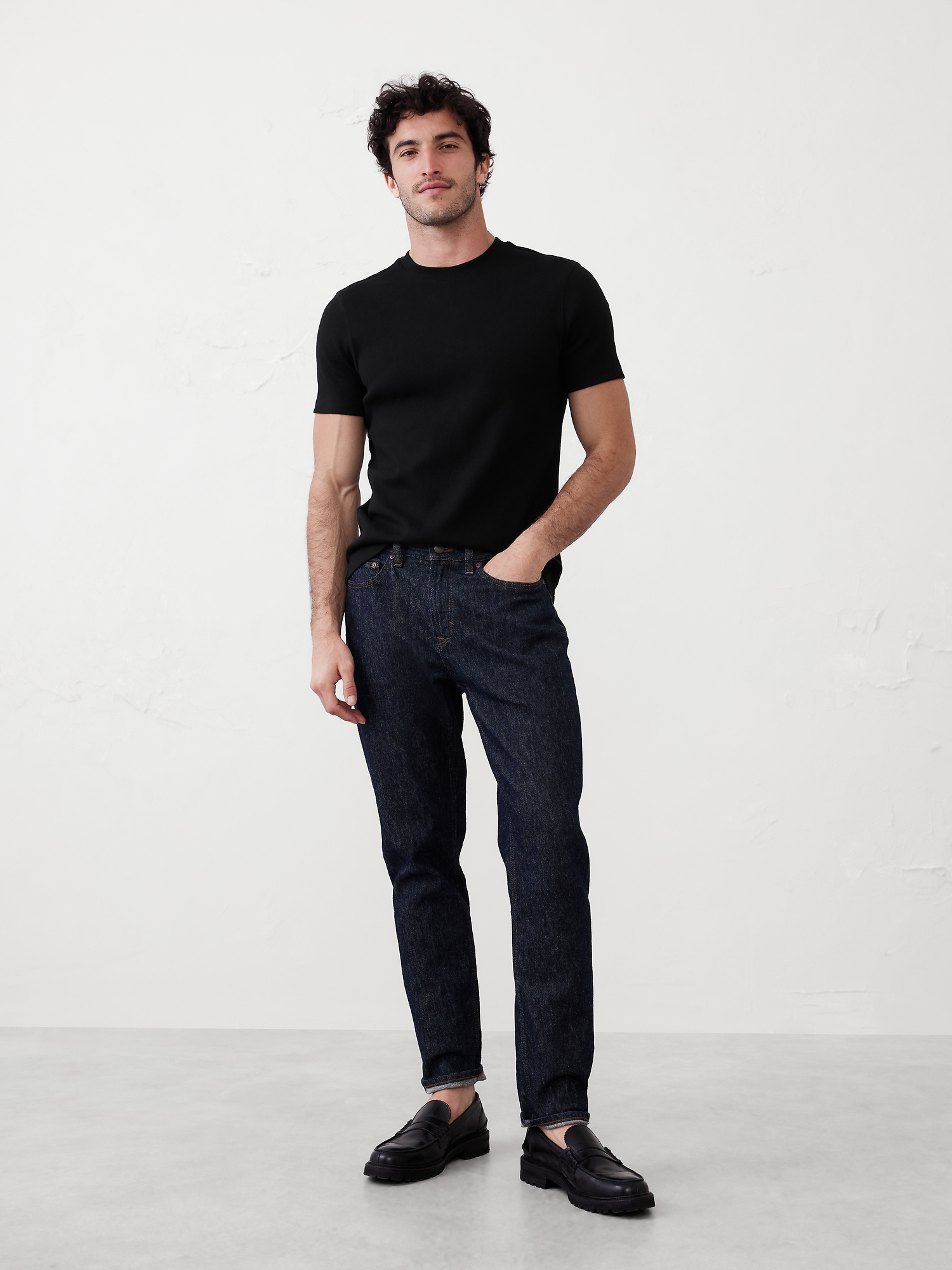 L'image numéro 1 présente Haut en tissu finement côtelé