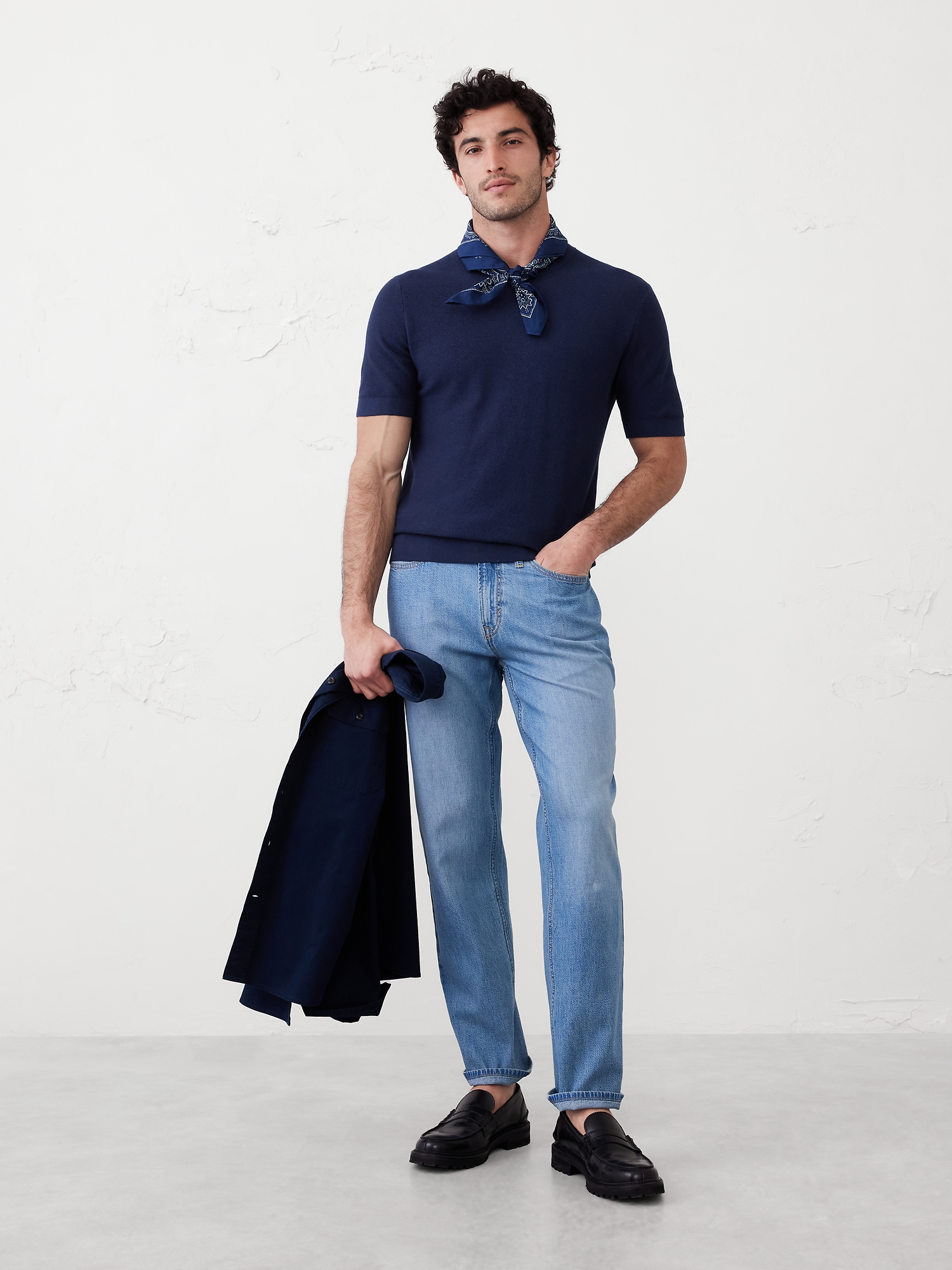 Textured Sweater T-Shirt