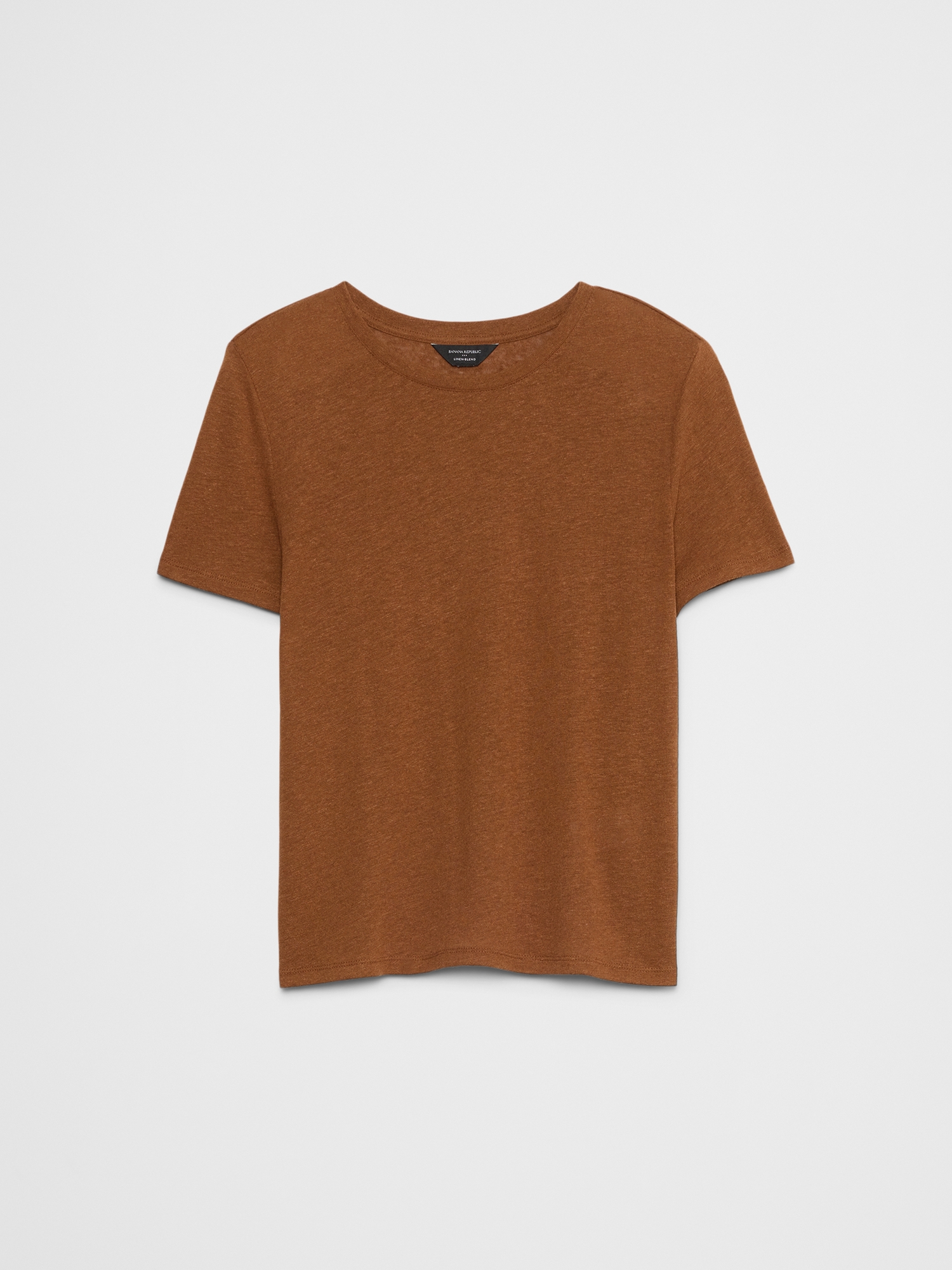 Image number 7 showing, Linen-Blend Crew-Neck Top