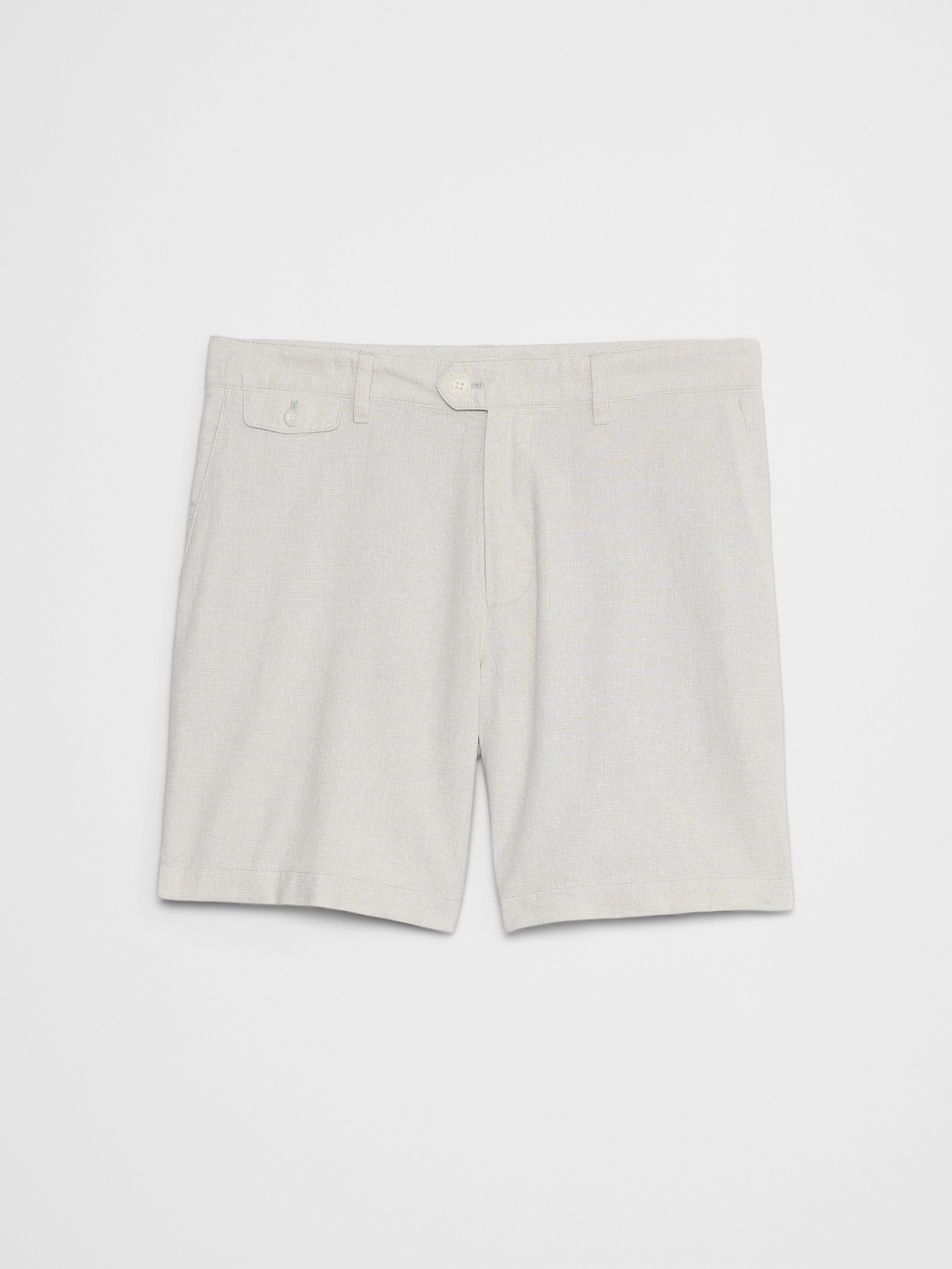7" Linen-Blend Short