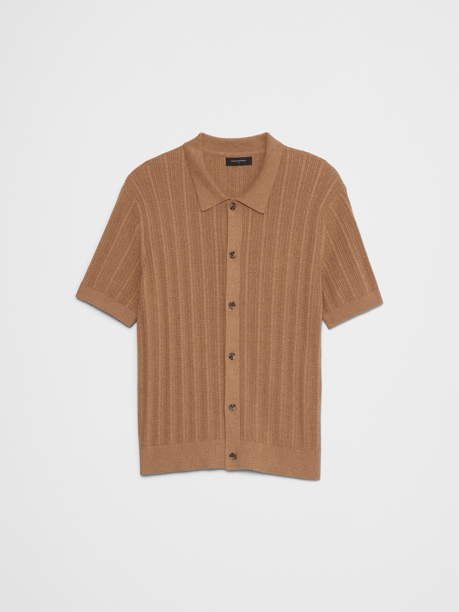 Textured Sweater Polo