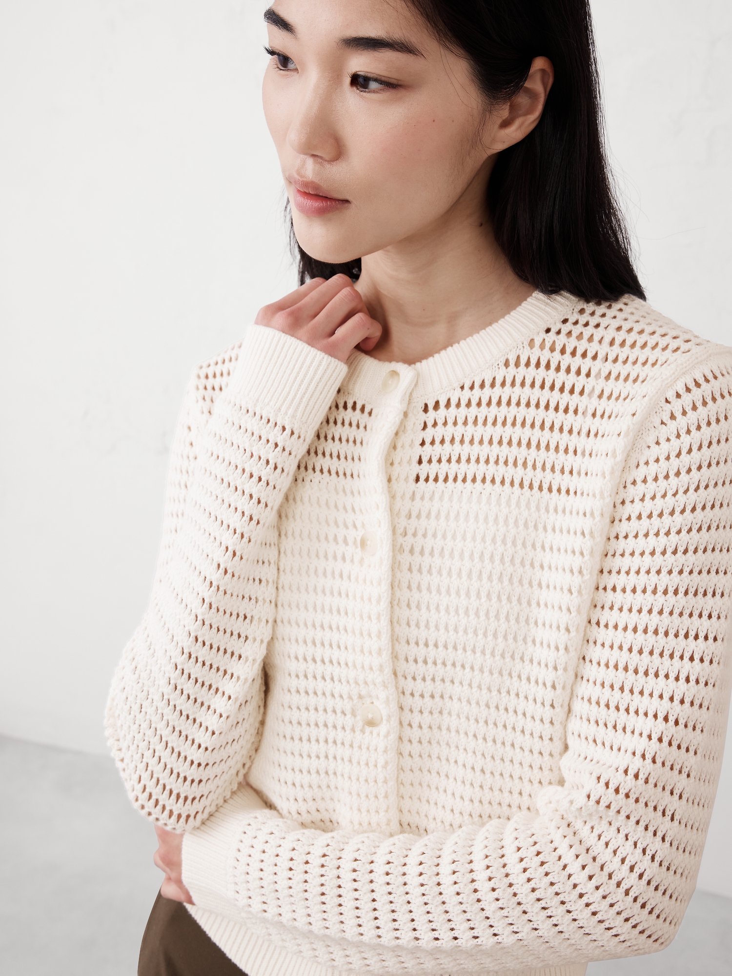 Open Stitch Cardigan