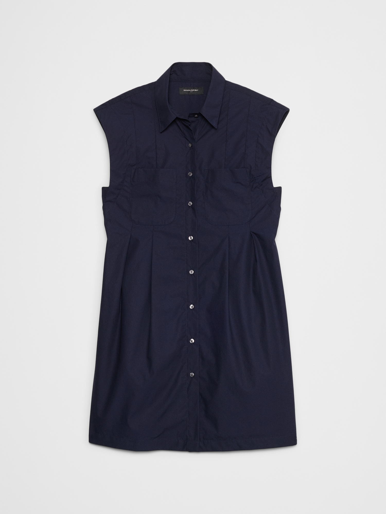 Poplin Utility Mini Shirtdress