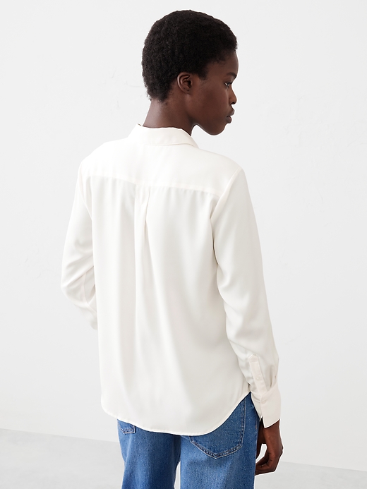 Silky Classic Shirt | Banana Republic Factory