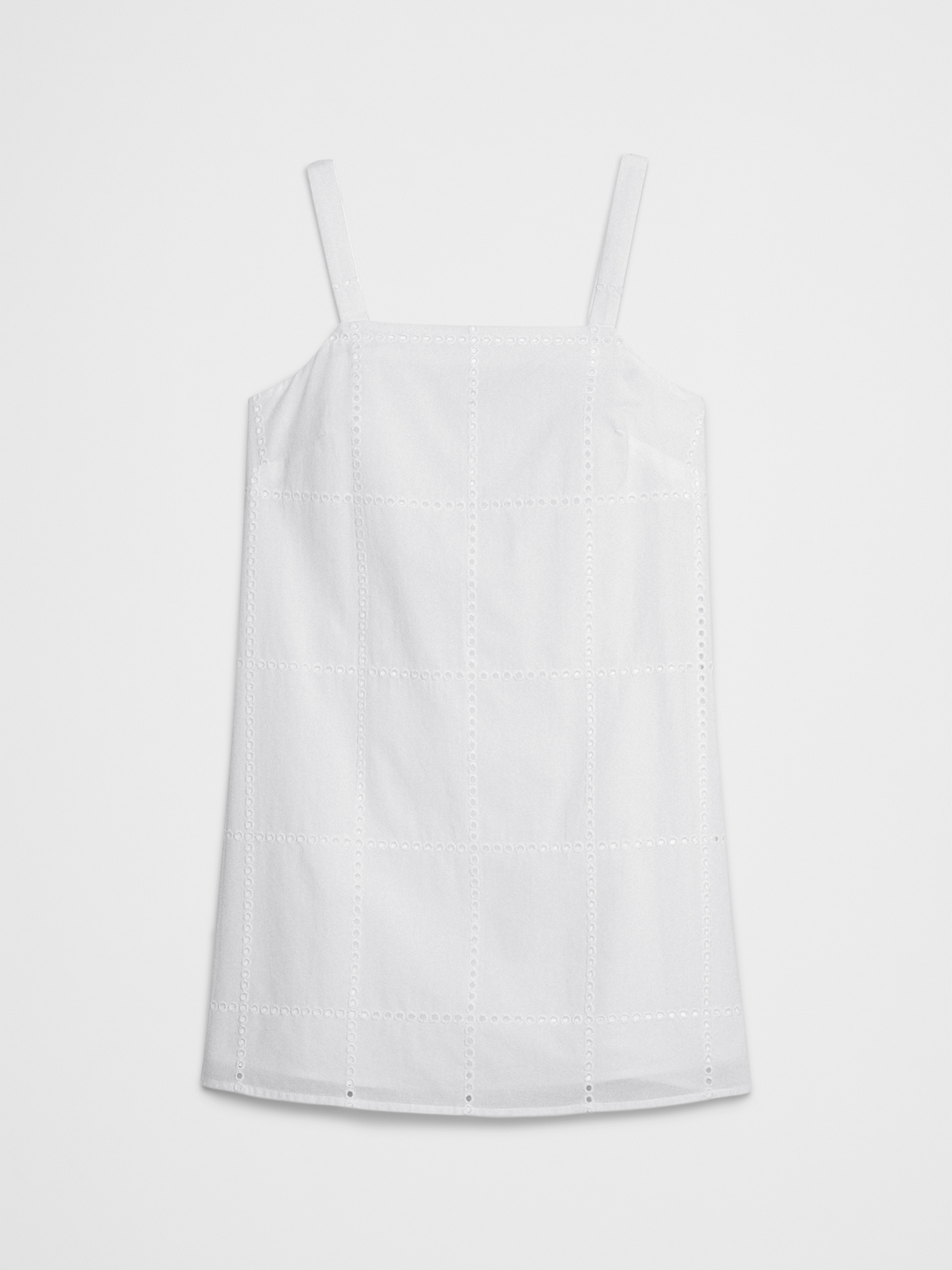 Eyelet Mini Dress