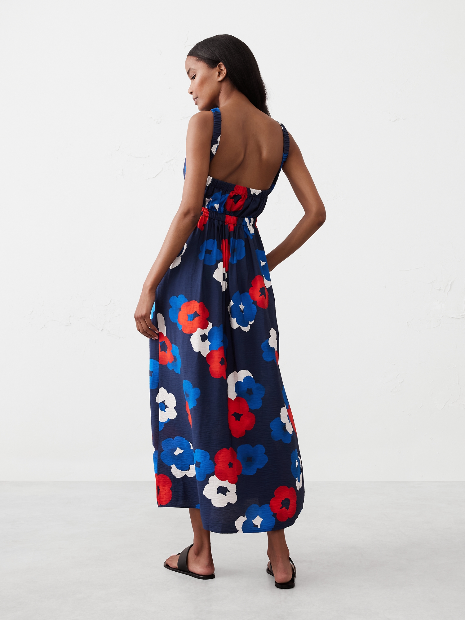 Halter-Neck Midi Dress