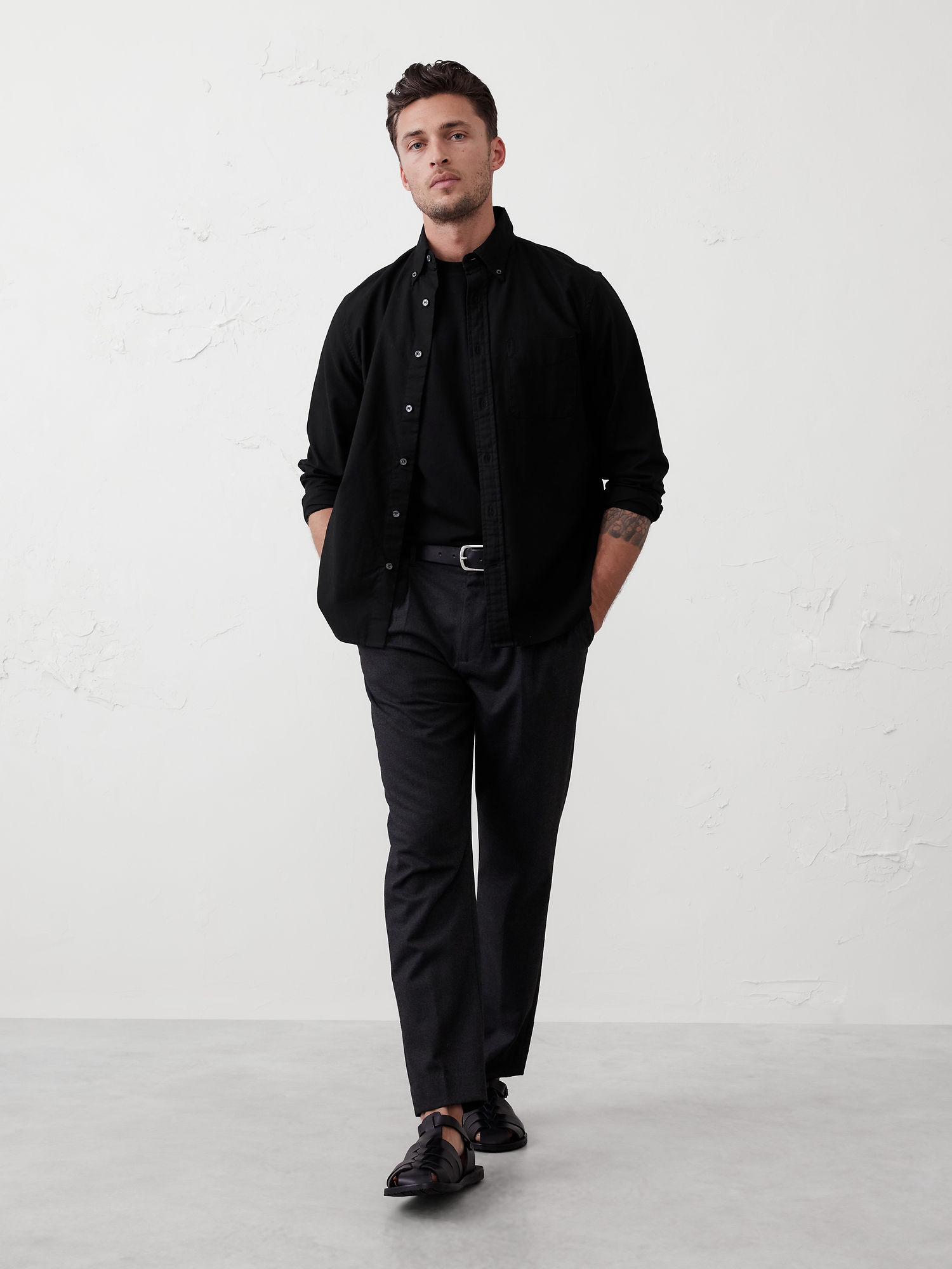 Image number 3 showing, Standard-Fit Premium Wash Crew-Neck T-Shirt