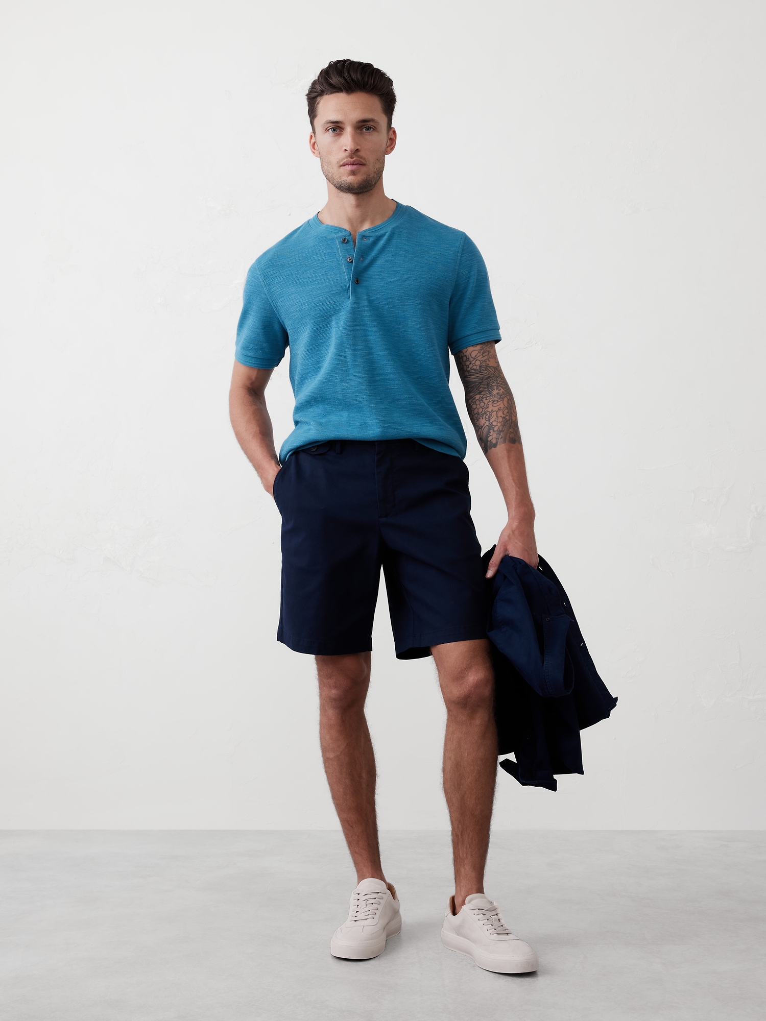 Image number 1 showing, Textured Henley