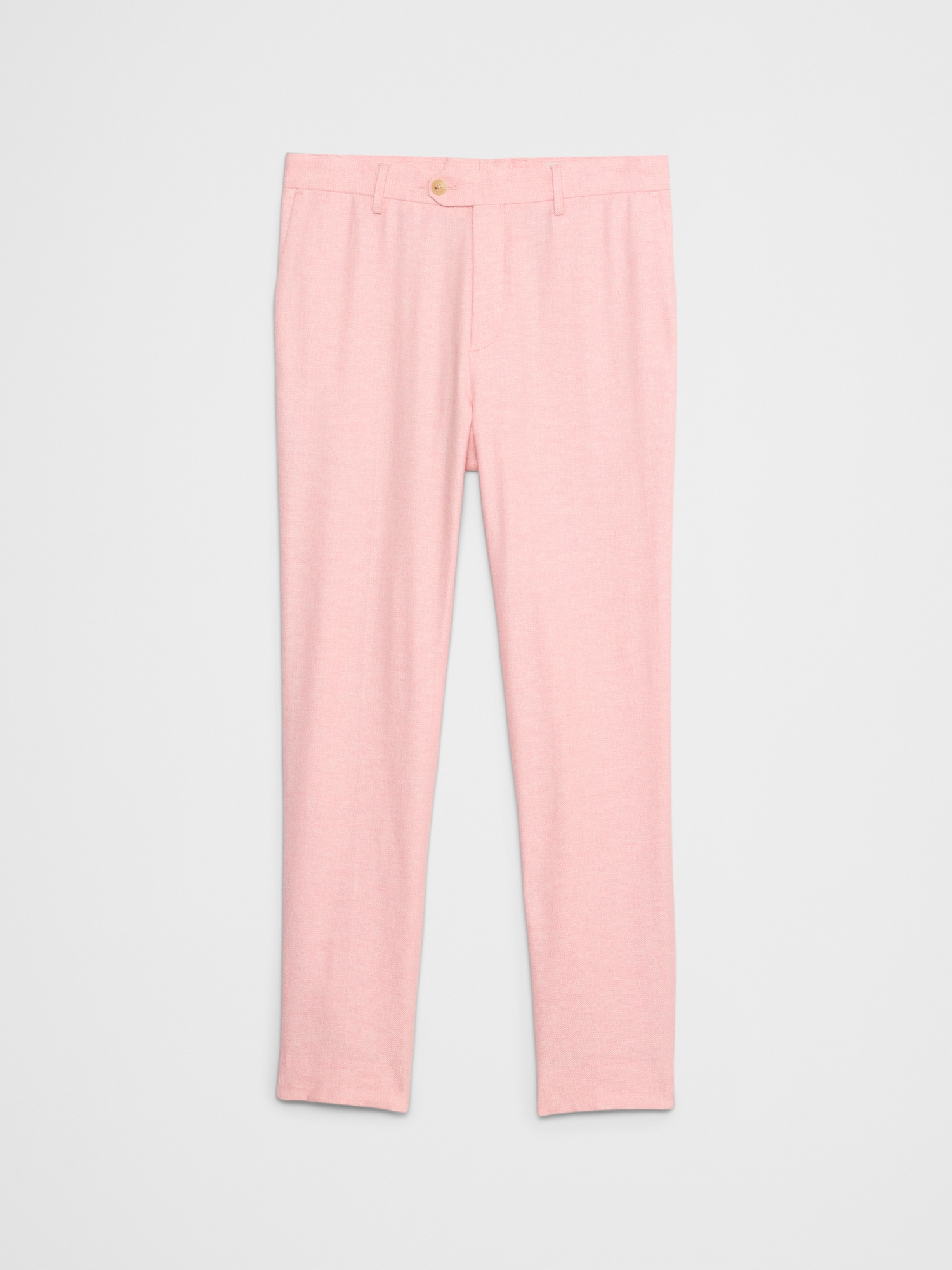 Image number 7 showing, Tailored-Fit Linen-Blend Herringbone Suit Trouser