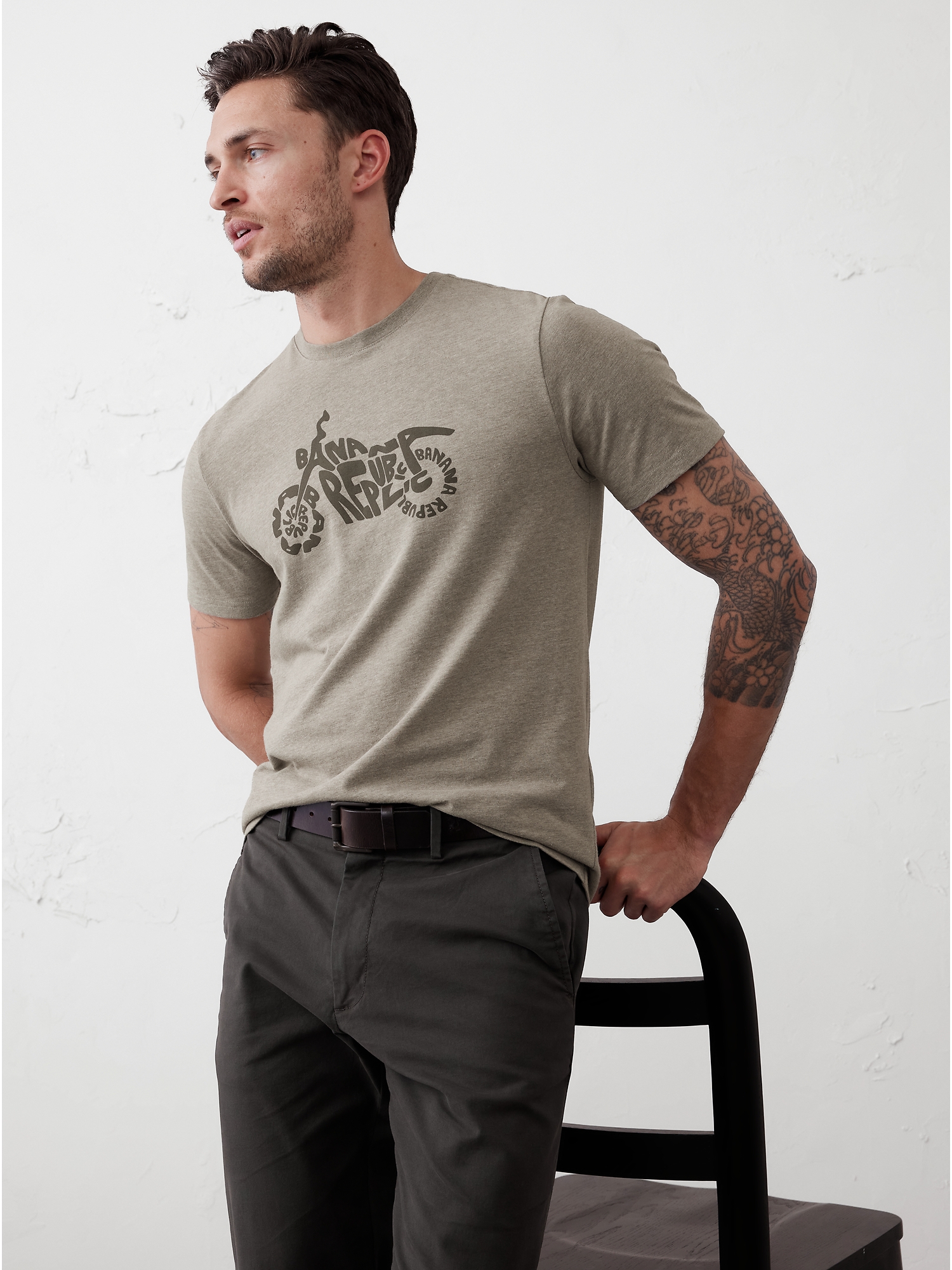 T-shirt imprimé - Feuille De Laurier