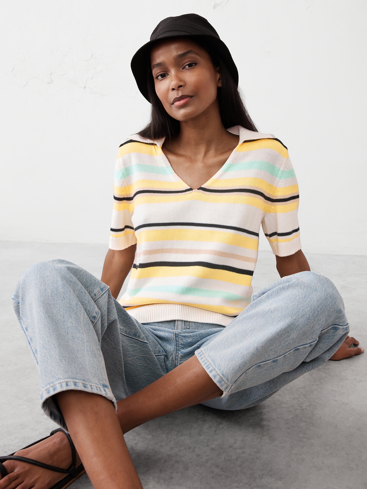 Collared Pullover Sweater
