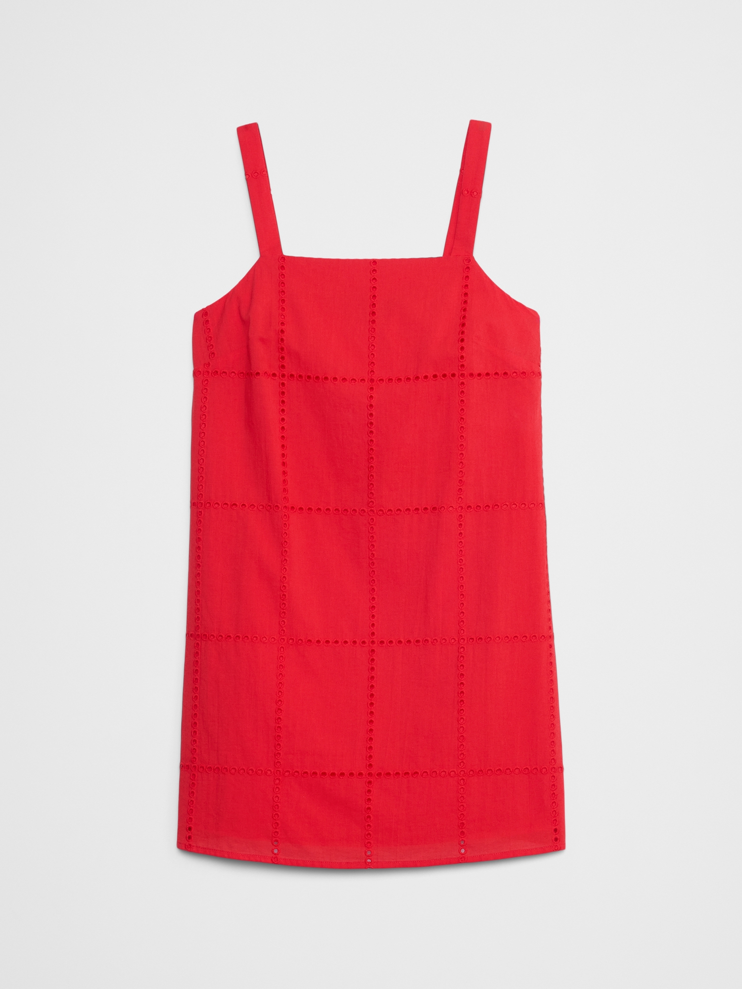 Eyelet Mini Dress