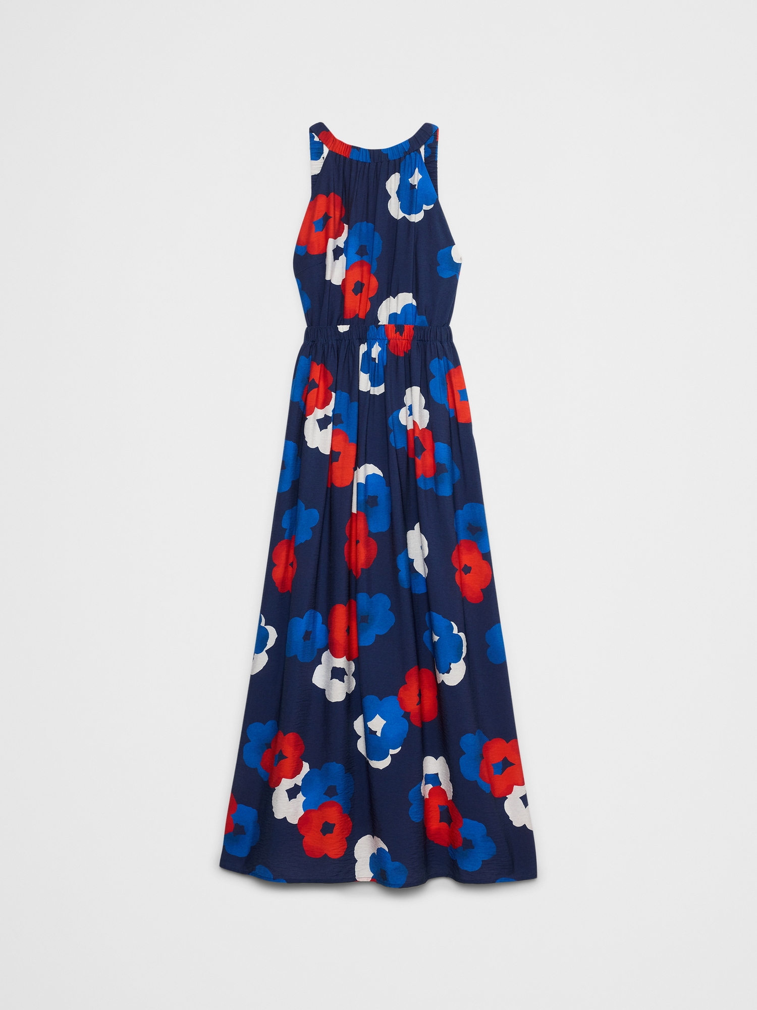 Halter-Neck Midi Dress