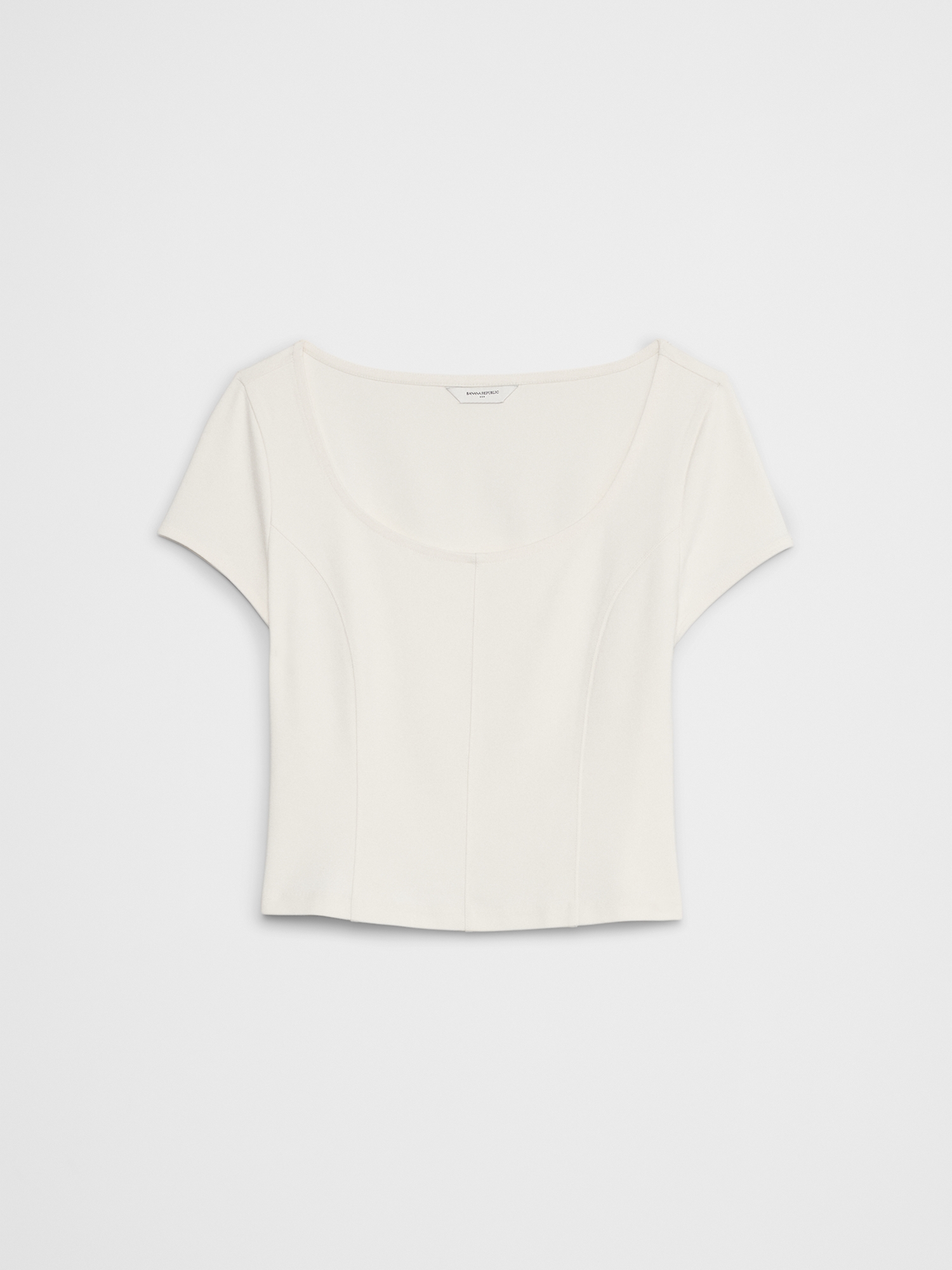Lightweight Cap-Sleeve Ponte Top