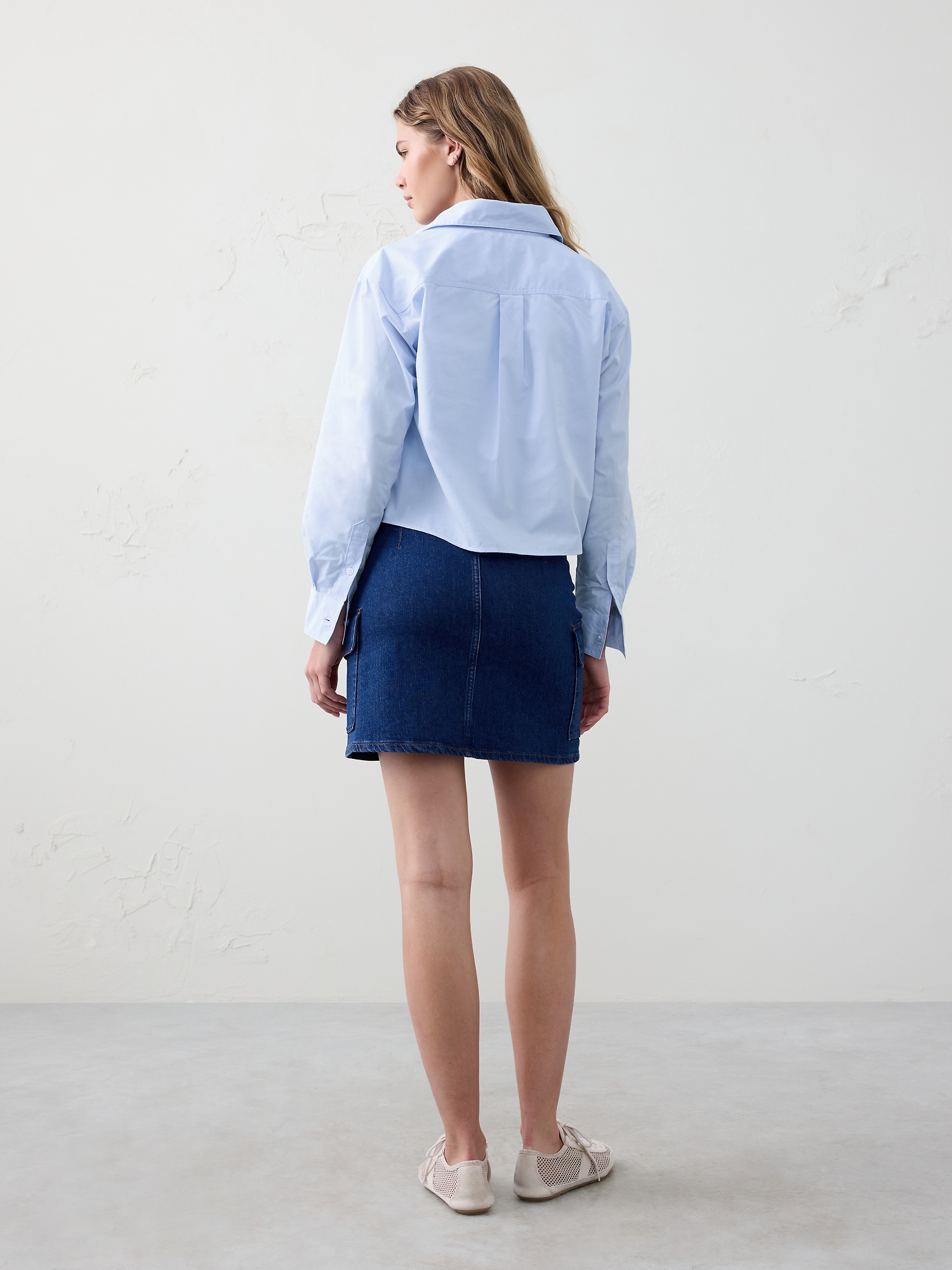 Boxy Button-Down Shirt