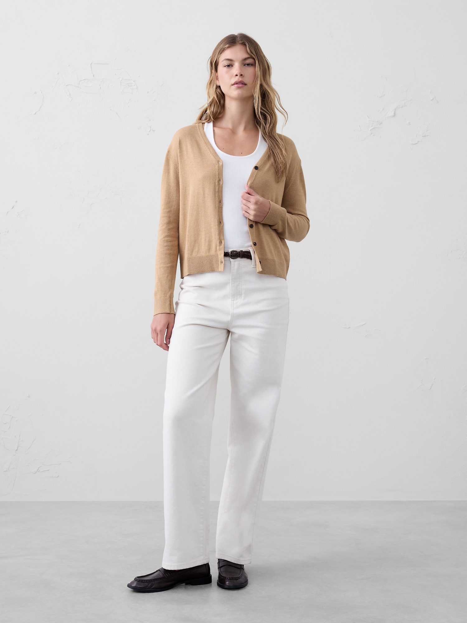 Forever V-Neck Cardigan Sweater