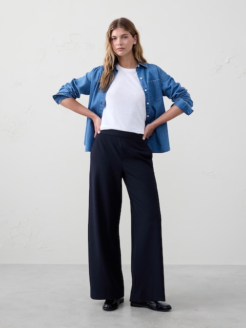 PANTALON À JAMBE LARGE HAYDEN