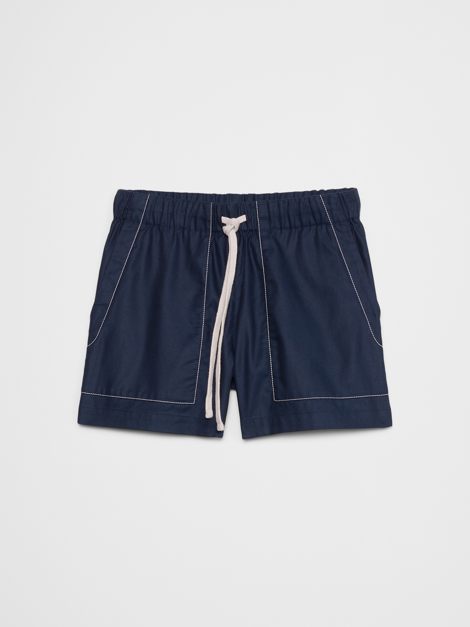 Twill Cargo Pull-On Short