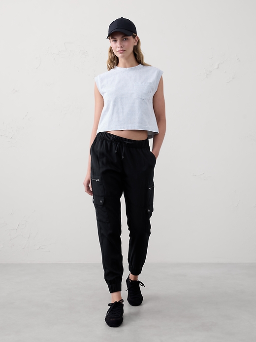 TENCEL™ Cargo Jogger Banana Republic Factory