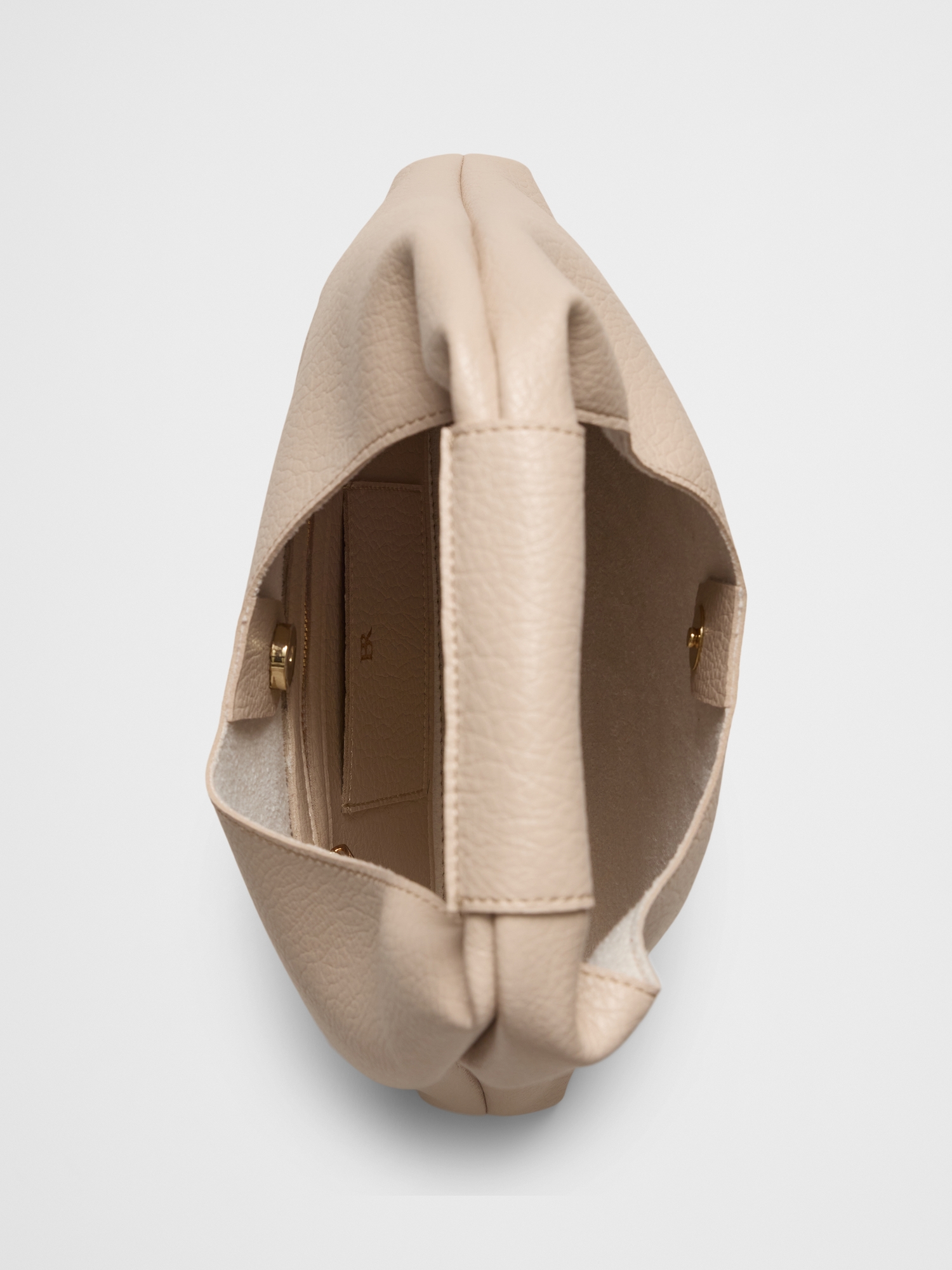 Vegan Leather Mini Slouchy Tote