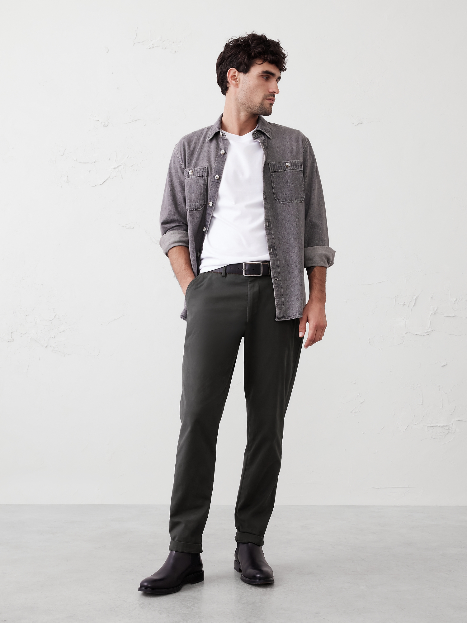 Athletic Lived-In Chino - Flint Gray