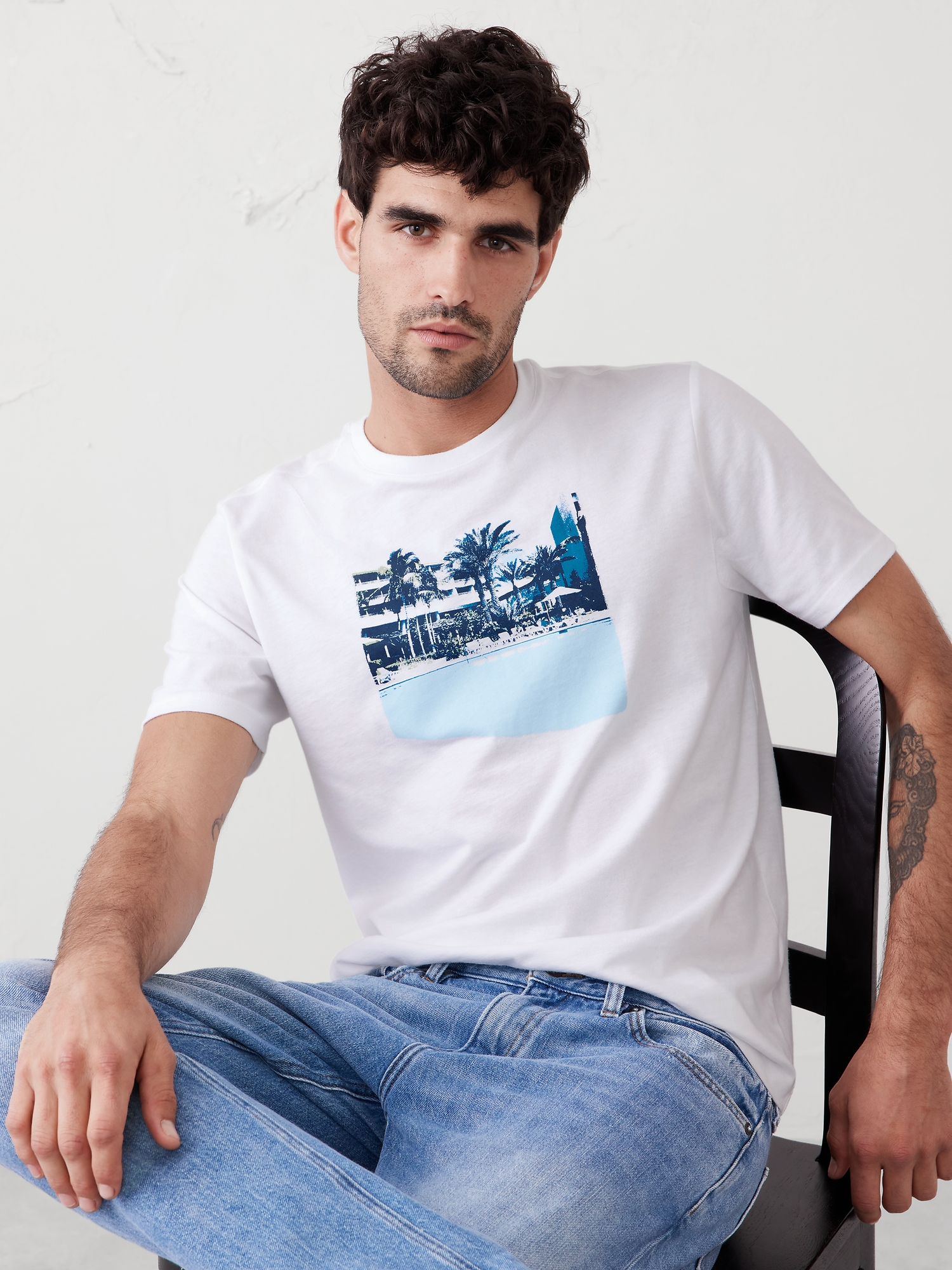 T-shirt imprimé - Blanc