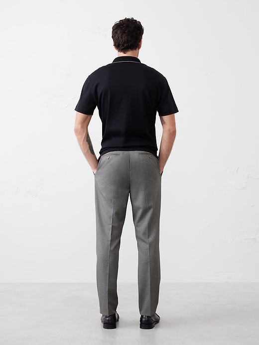 Tailored-Fit Crosshatch Suit Trouser | Banana Republic Factory