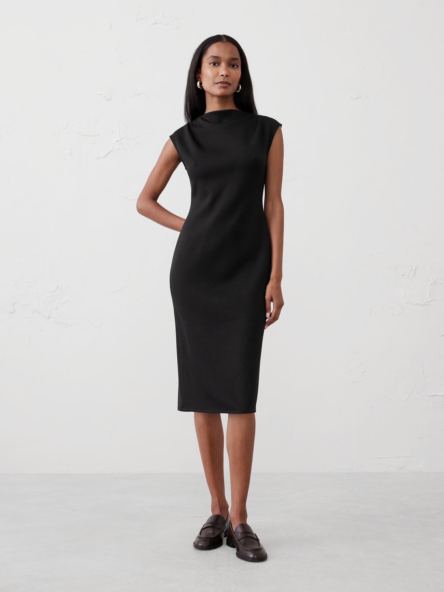 Soft Touch Scuba Sheath Dress