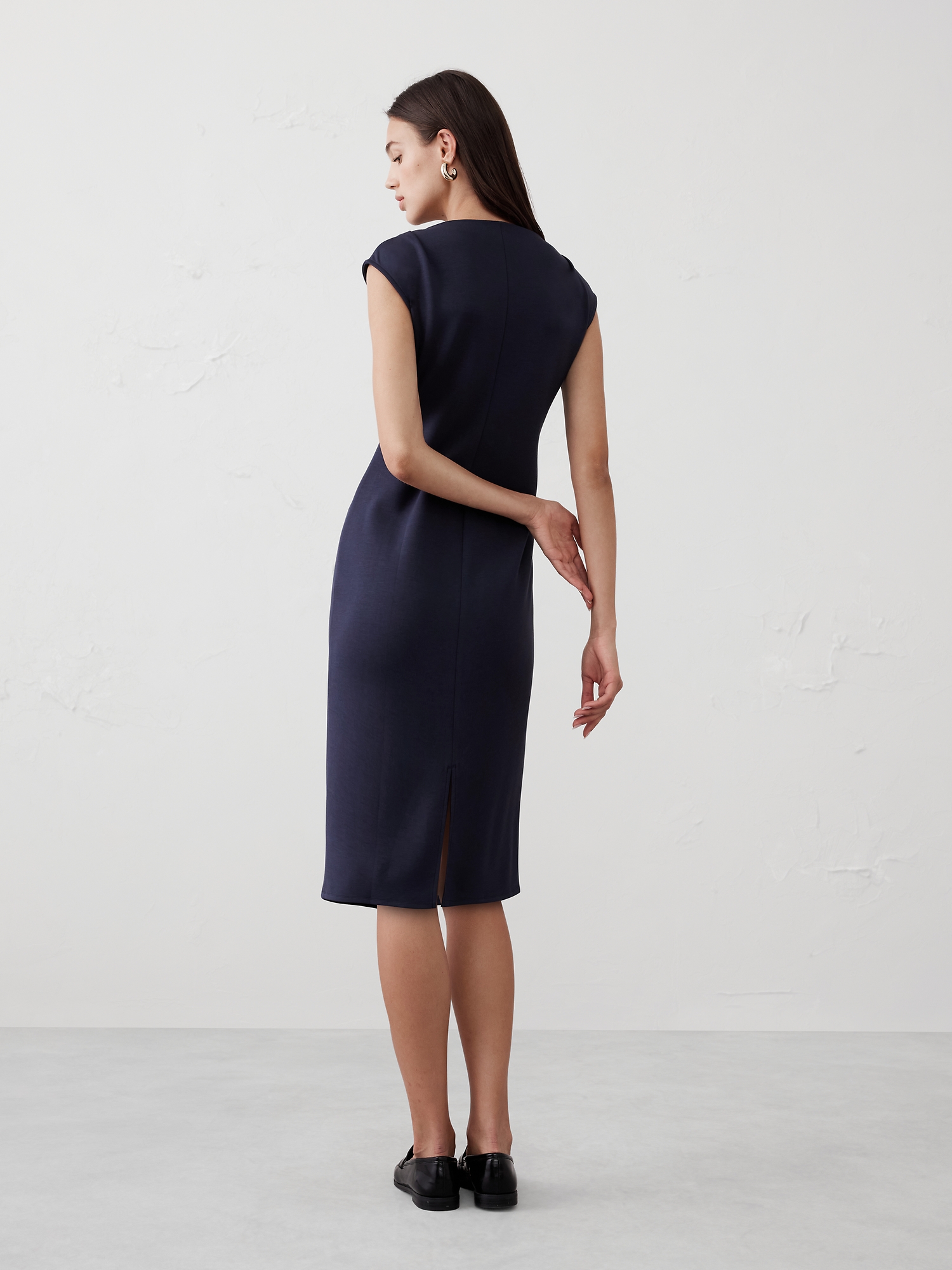 Image number 2 showing, Soft Touch Scuba Sheath Dress