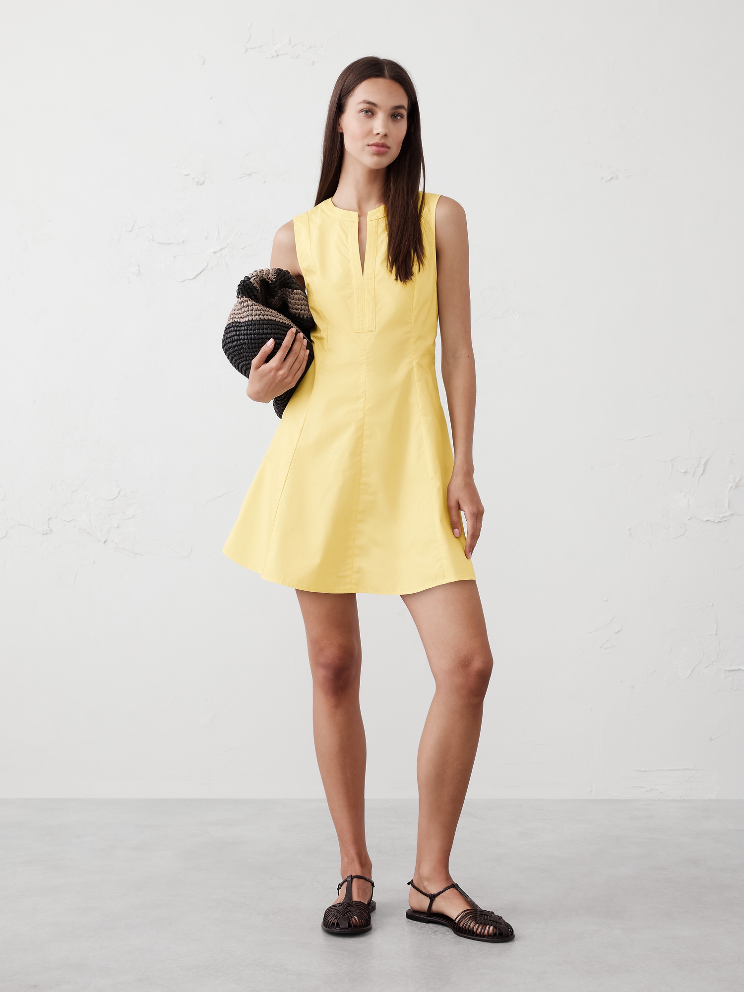 Poplin Mini Dress