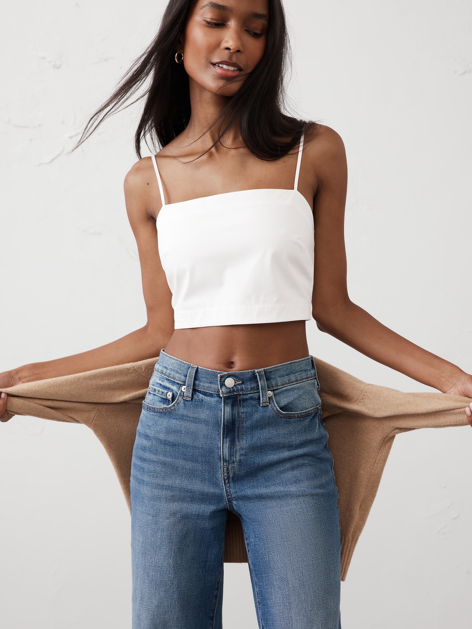 Image number 3 showing, Straight High-Rise Jean