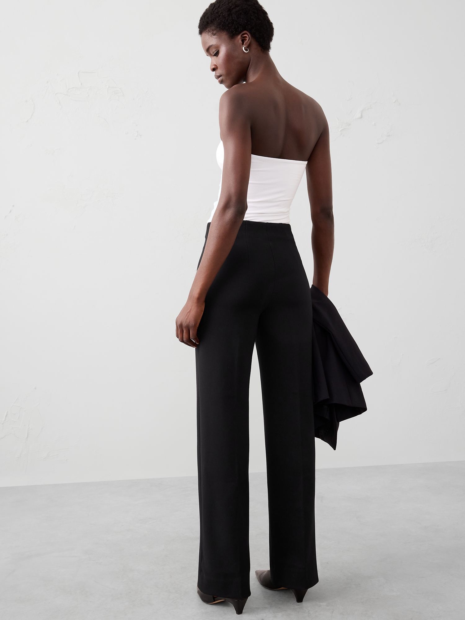 Straight Ponte Pull-On Pant