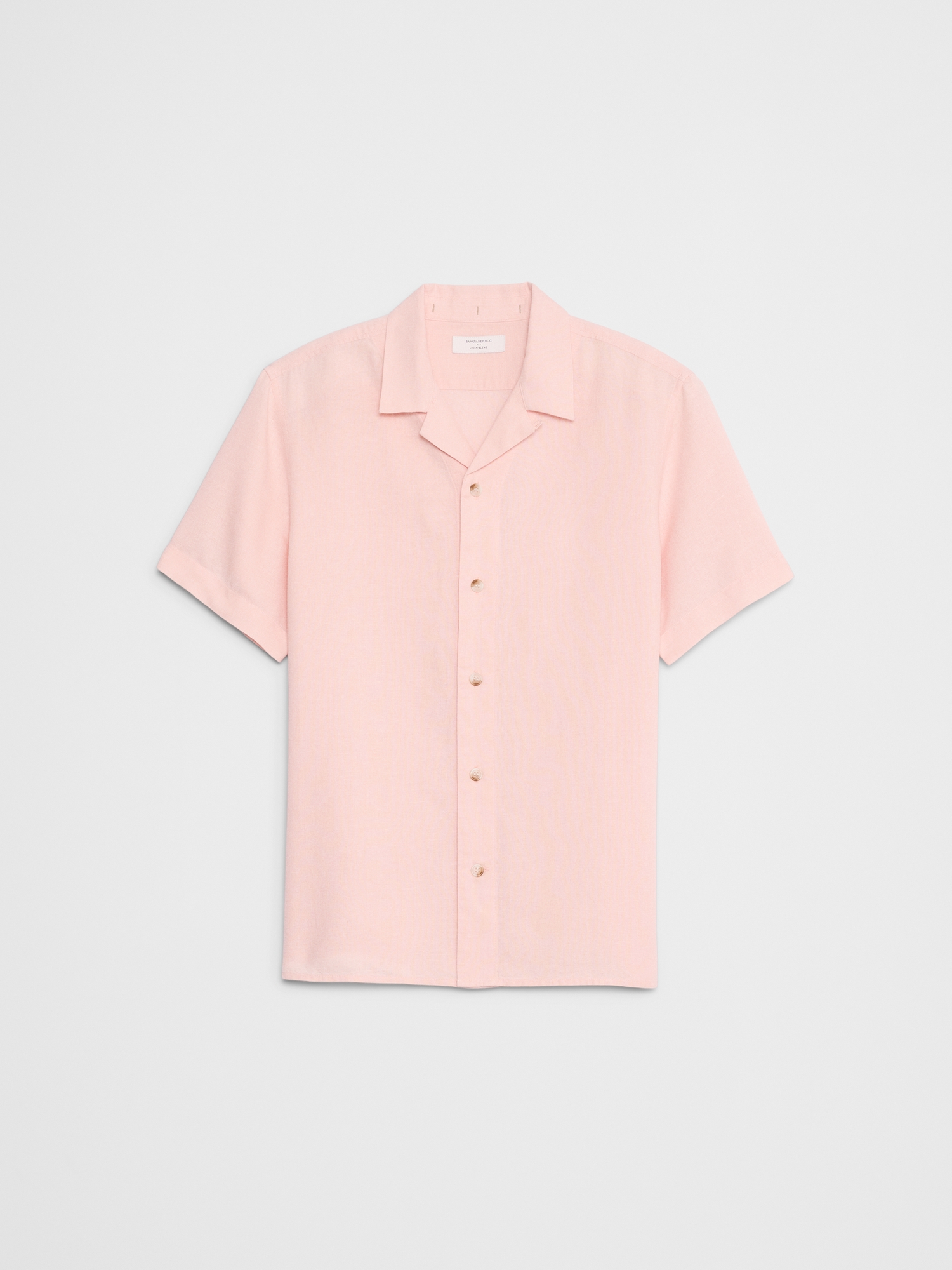 Image number 7 showing, Standard-Fit Linen-Blend Resort Shirt