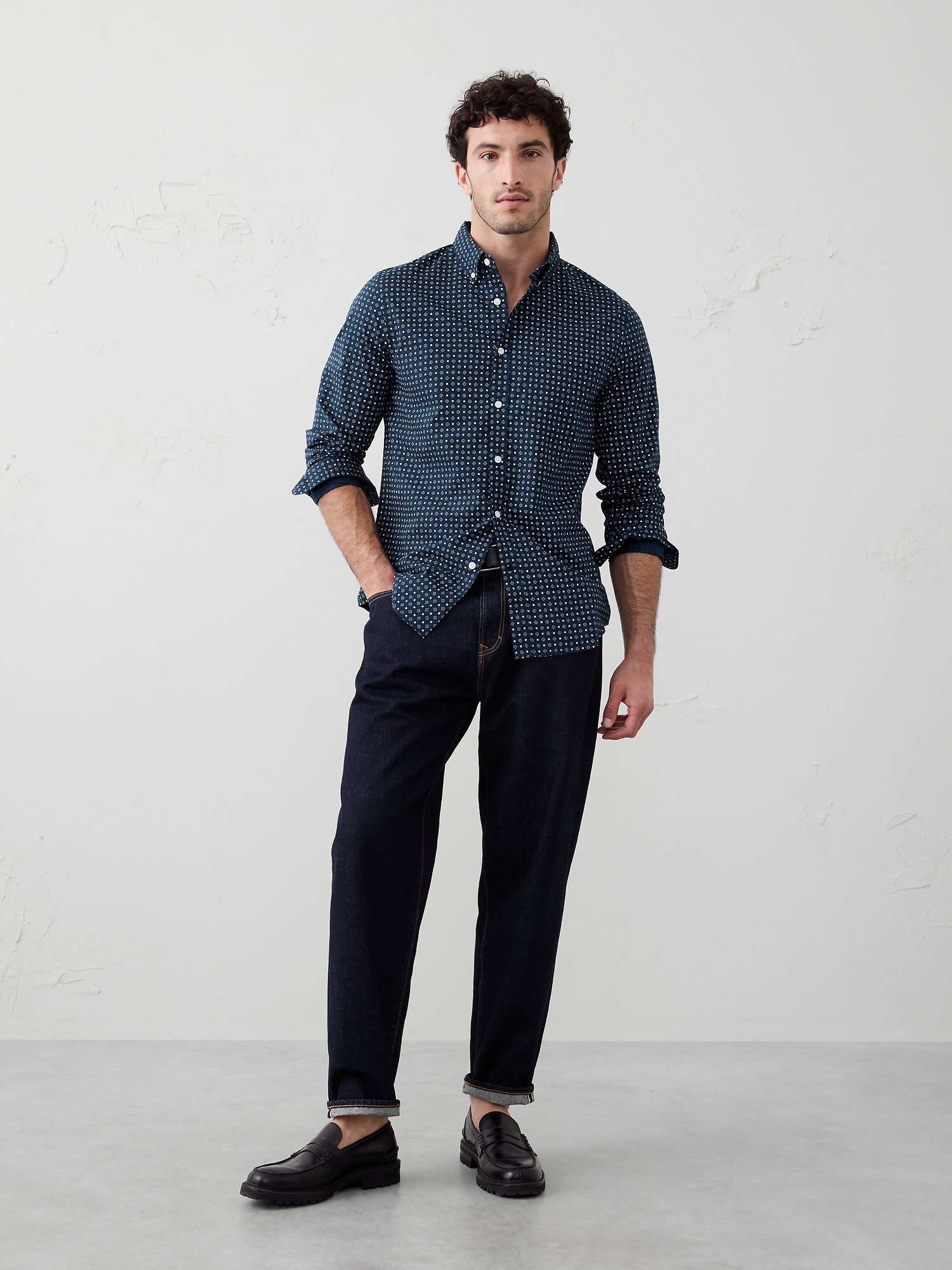 Image number 6 showing, Slim Softwash Cotton Shirt