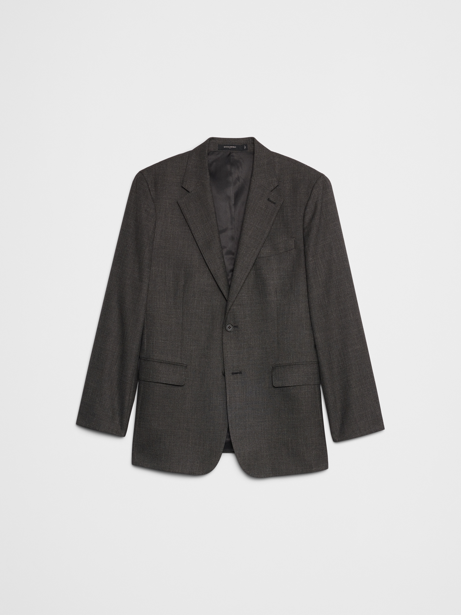 Image number 4 showing, Tailored-Fit Charcoal Crosshatch Suit Jacket