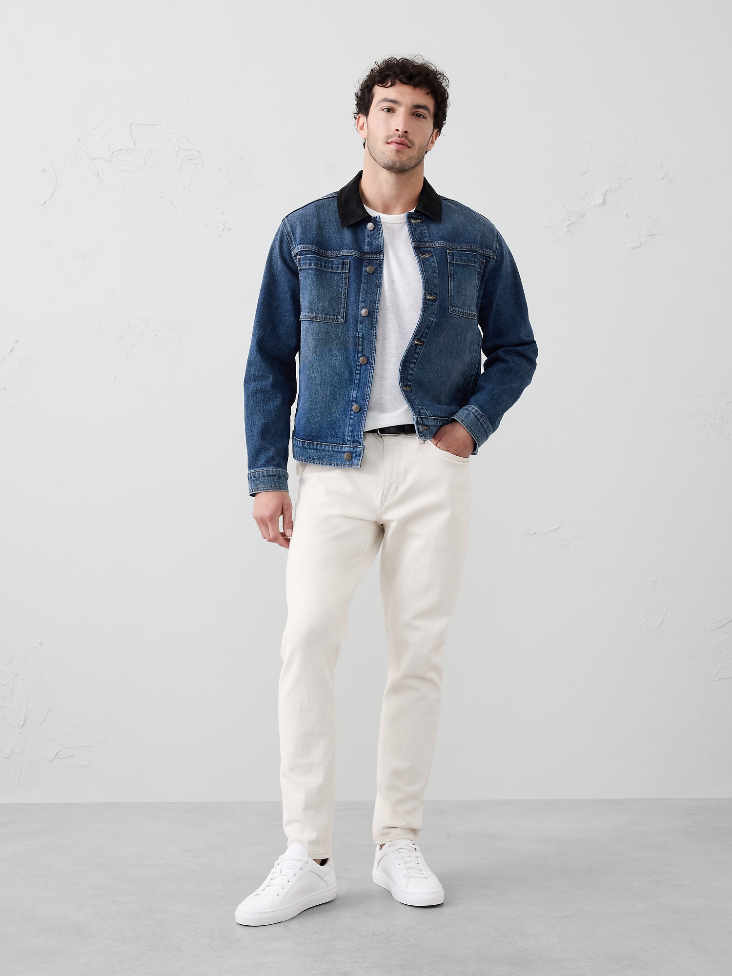 Denim Trucker Jacket - Blue