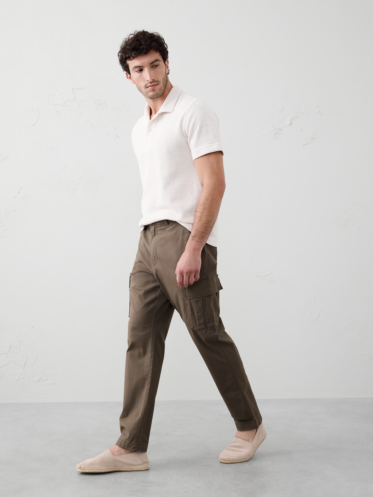 Slim Straight Surplus Cargo Pant - Light Coffee Bean