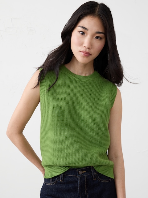 Textured Sweater Tank