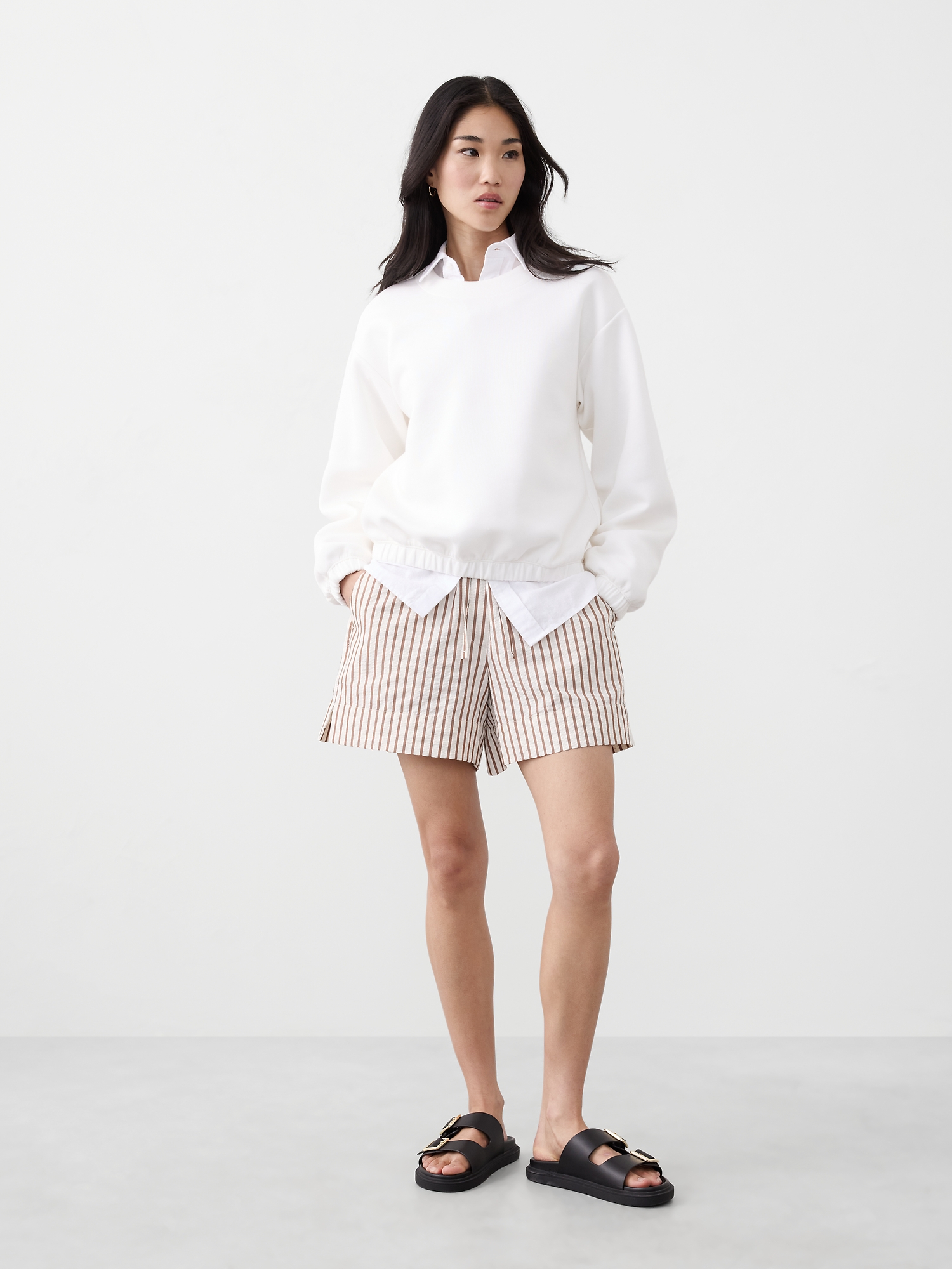 High-Neck Sweatshirt