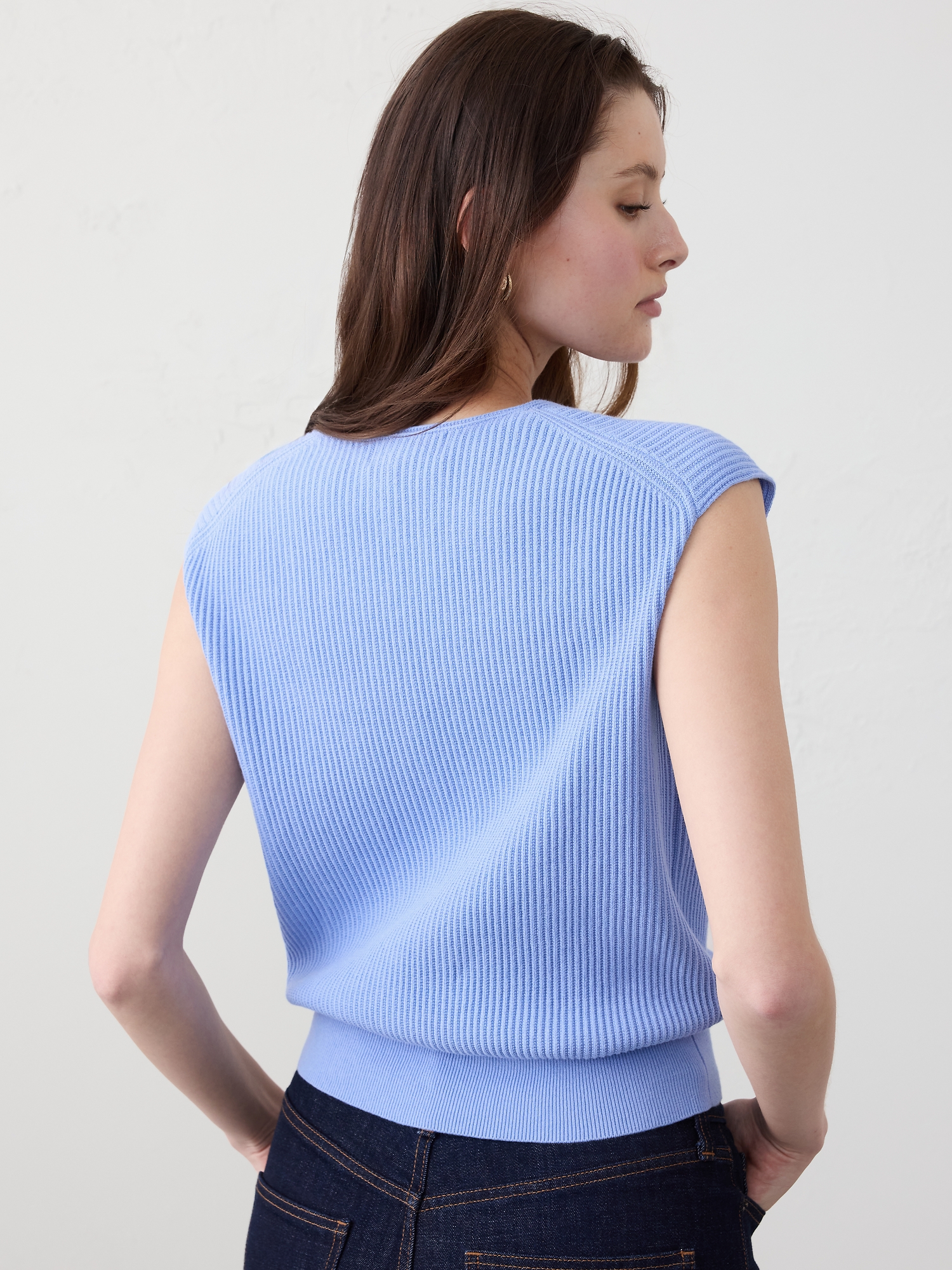 Image number 2 showing, Ribbed Sweater Shell