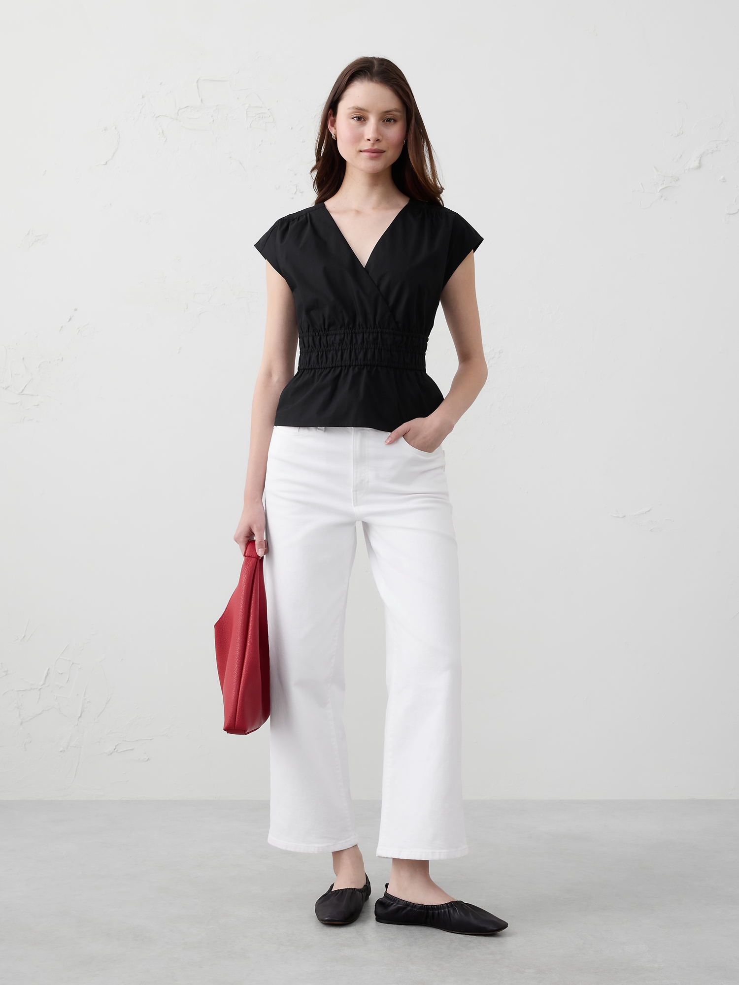 Image number 1 showing, Elastic Surplice Top