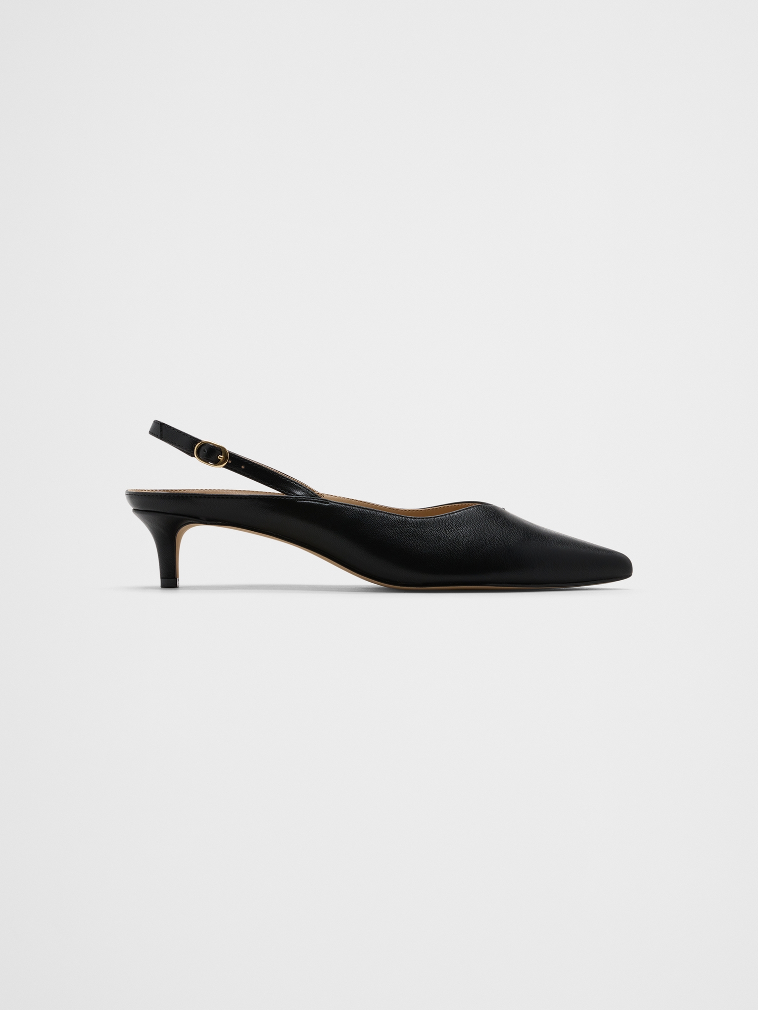 Image number 1 showing, Slingback Kitten Heel Mule