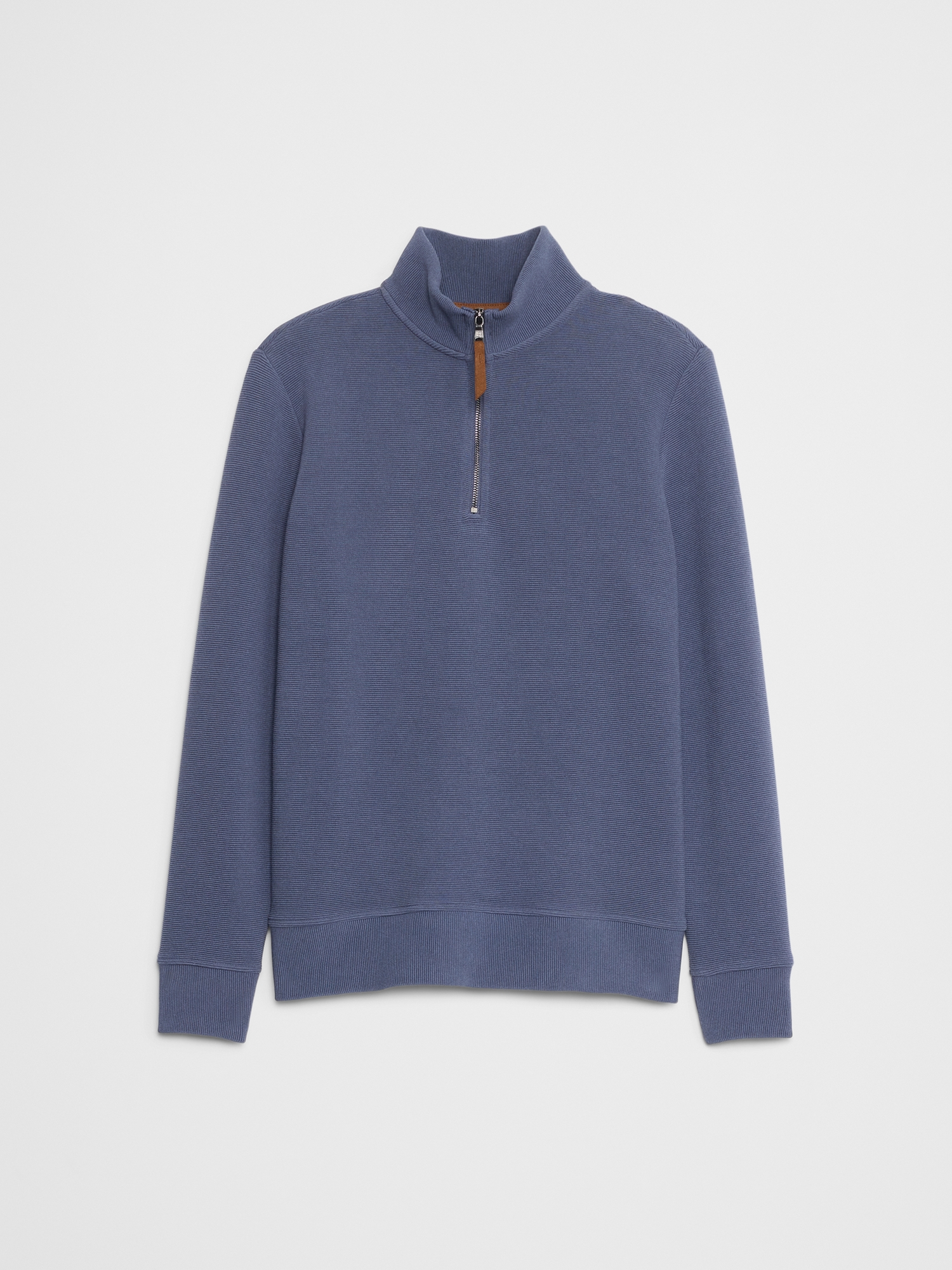 Image number 4 showing, Knit Mock-Neck Half-Zip Sweatshirt