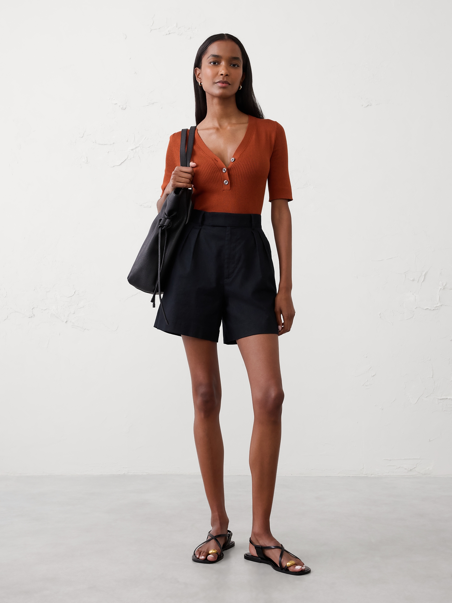 Image number 1 showing, Ribbed Sweater Henley