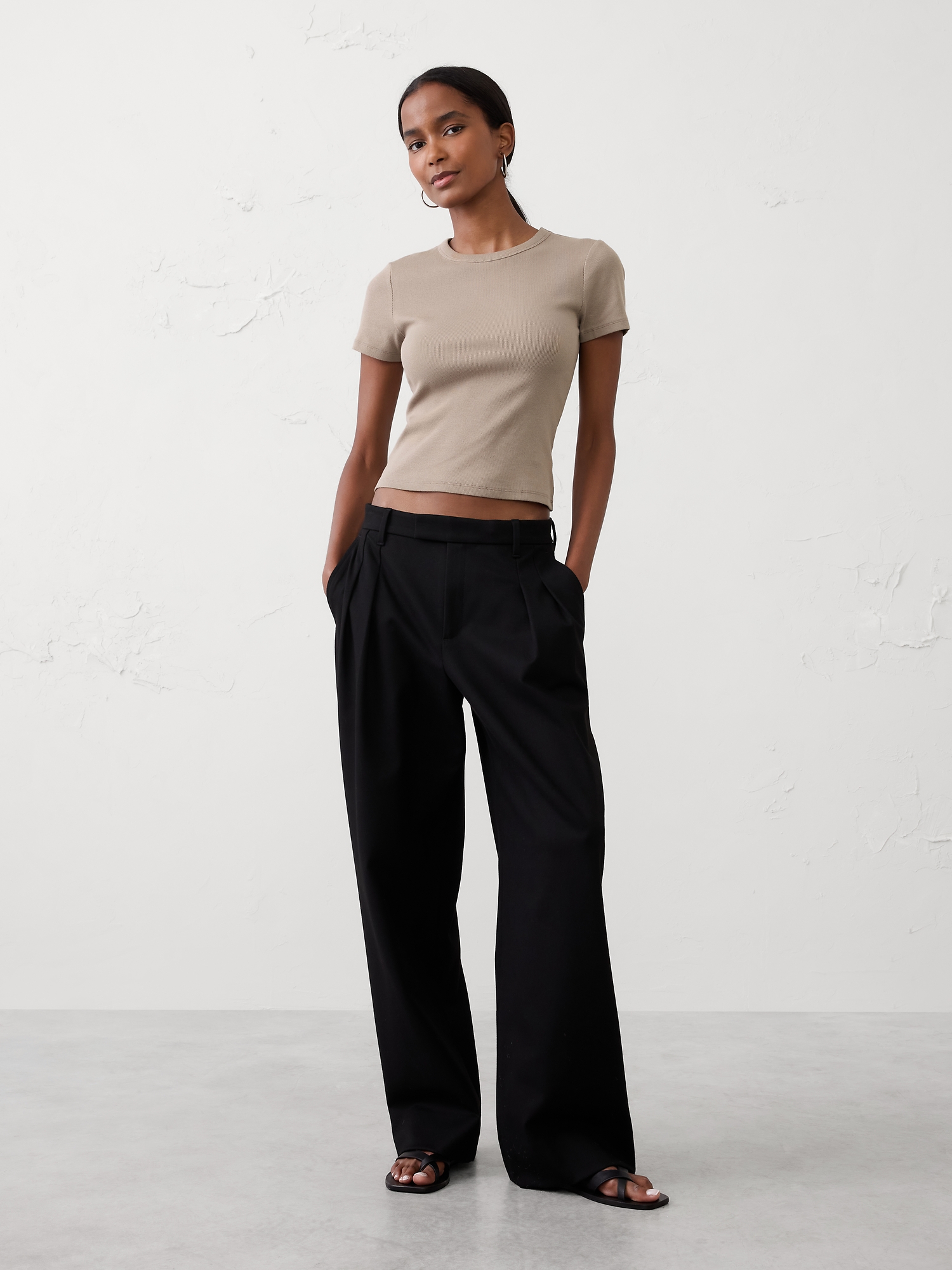 Image number 1 showing, Ribbed T-Shirt